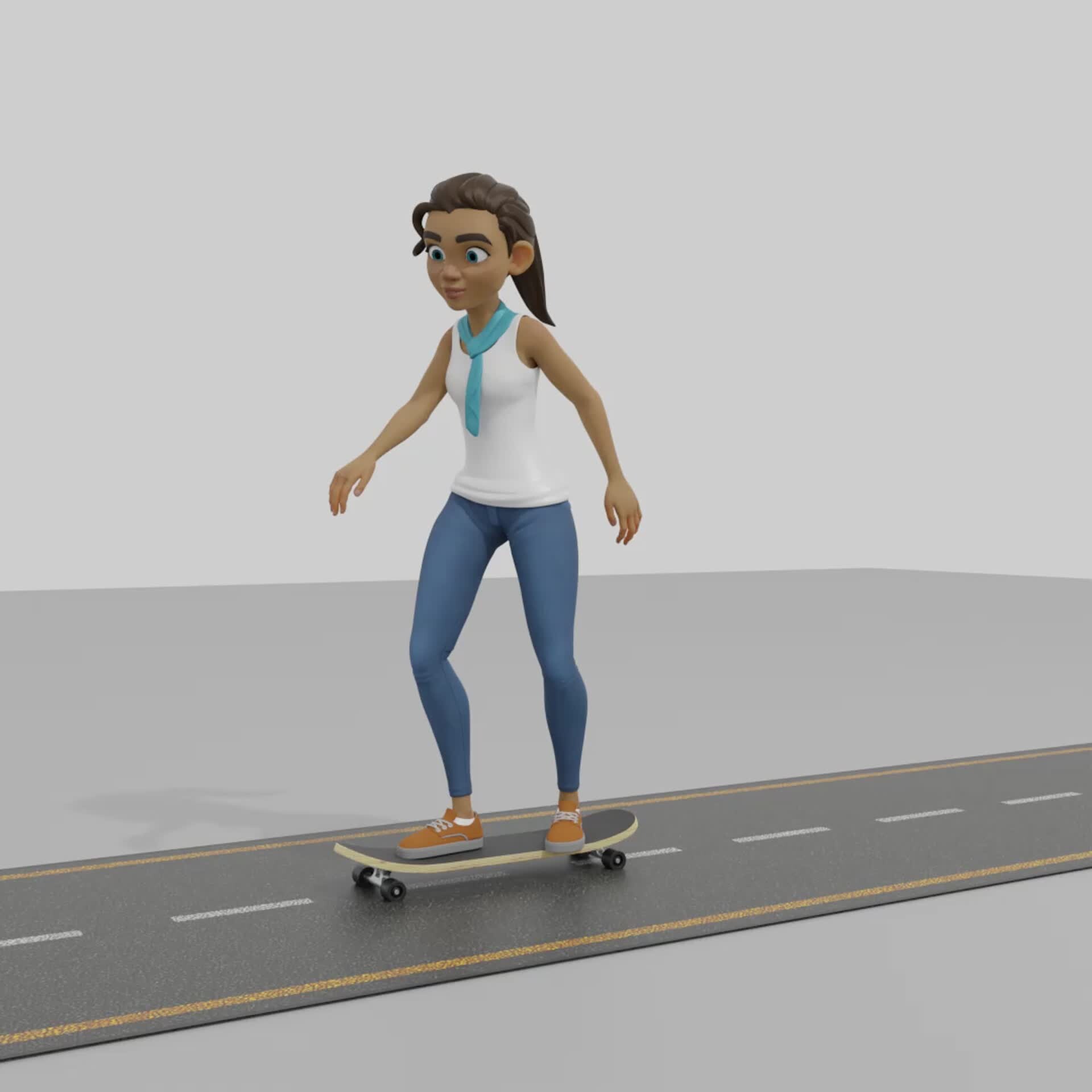 ArtStation - Kick-flip animation ArtStation - Kick-flip animation
