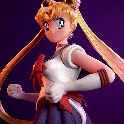 ArtStation - Jimmy Choo Sailor Moon