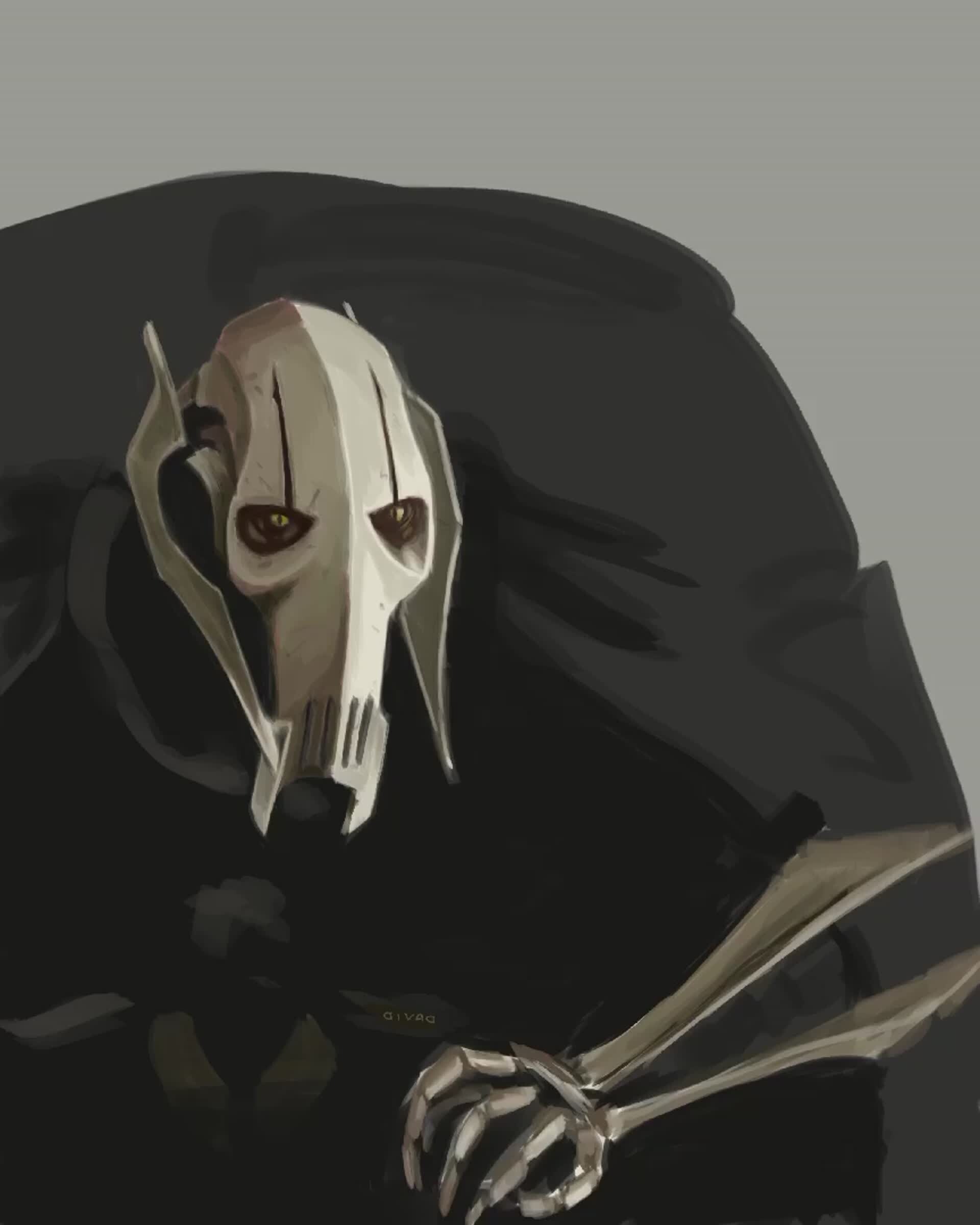 ArtStation general grievous paint study