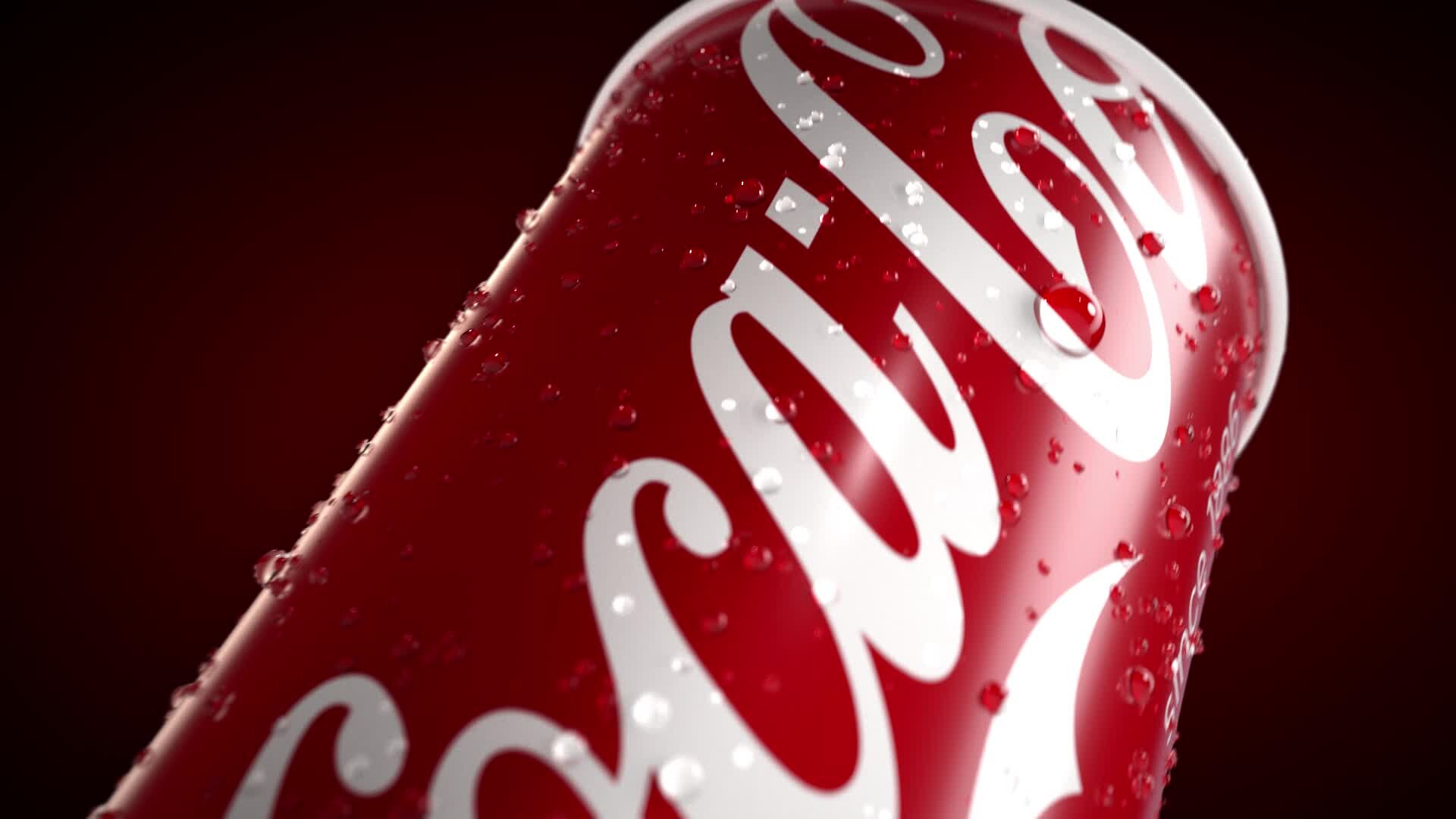 3D Effect CocaCola Condensation test
