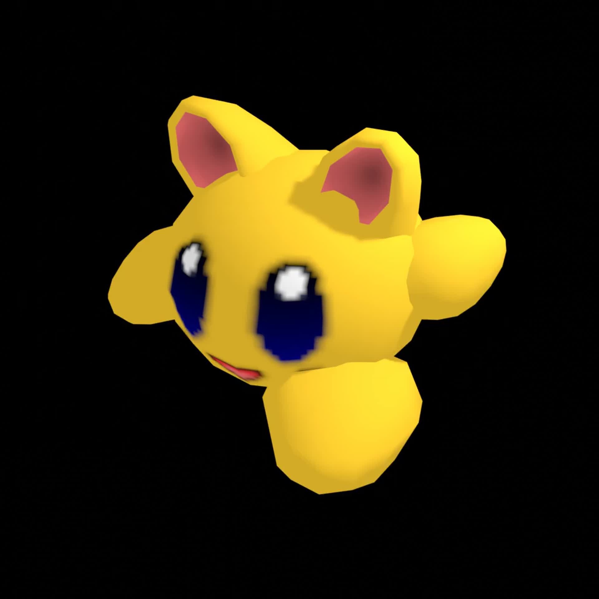 ArtStation Kirbyesque walk animation