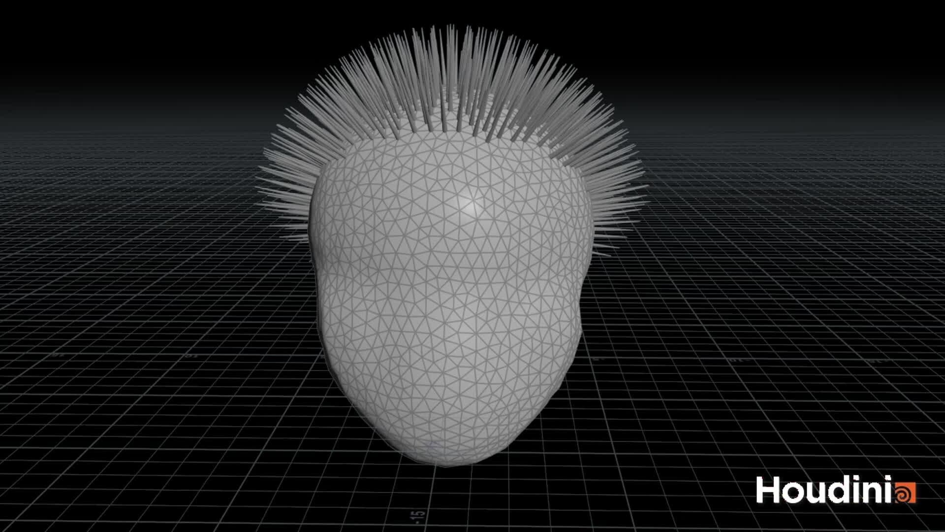 ArtStation Procedural Hair Simulation (Houdini, Vellum)