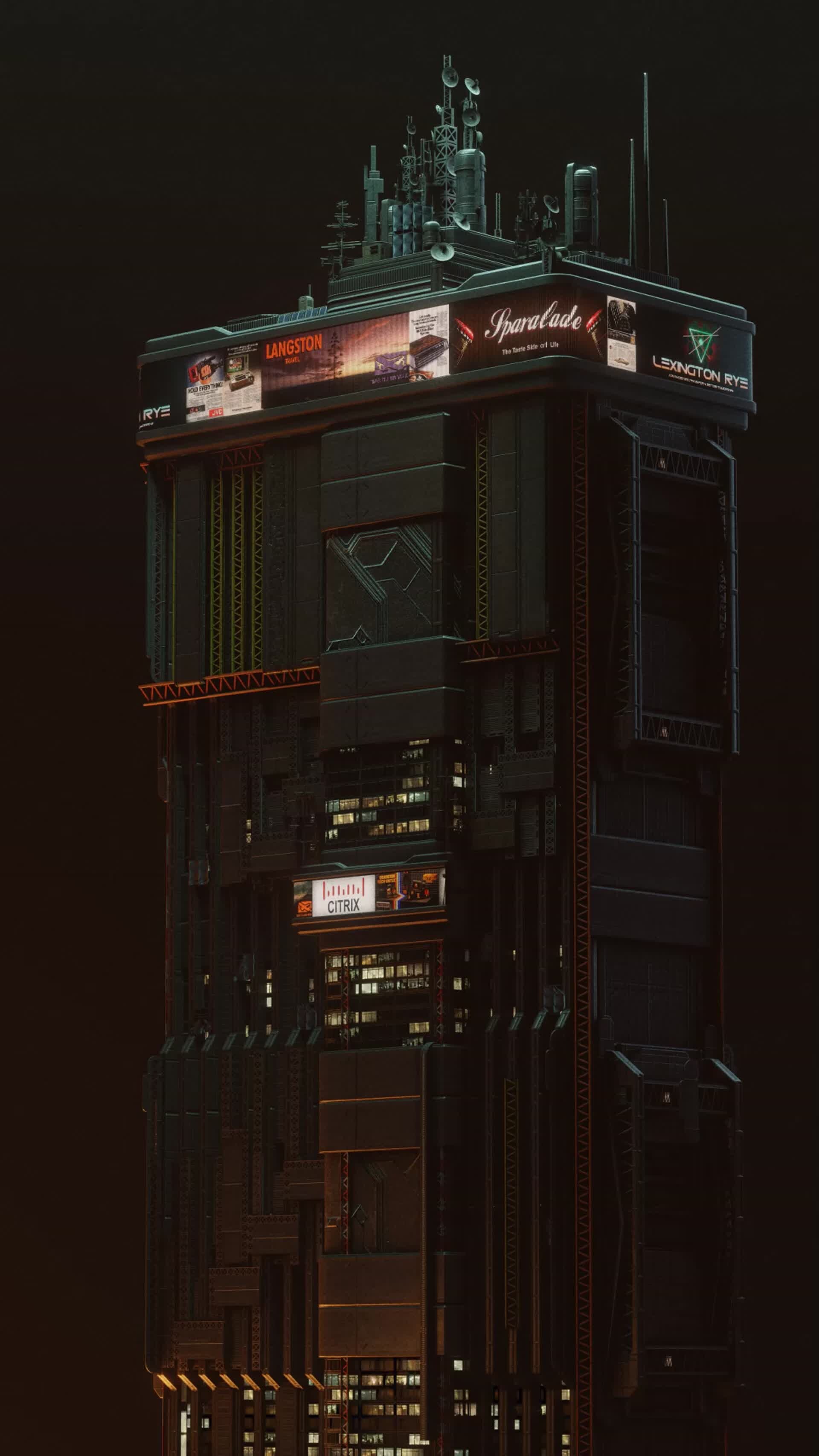 ArtStation - Brut Scifi 3: Media Tower