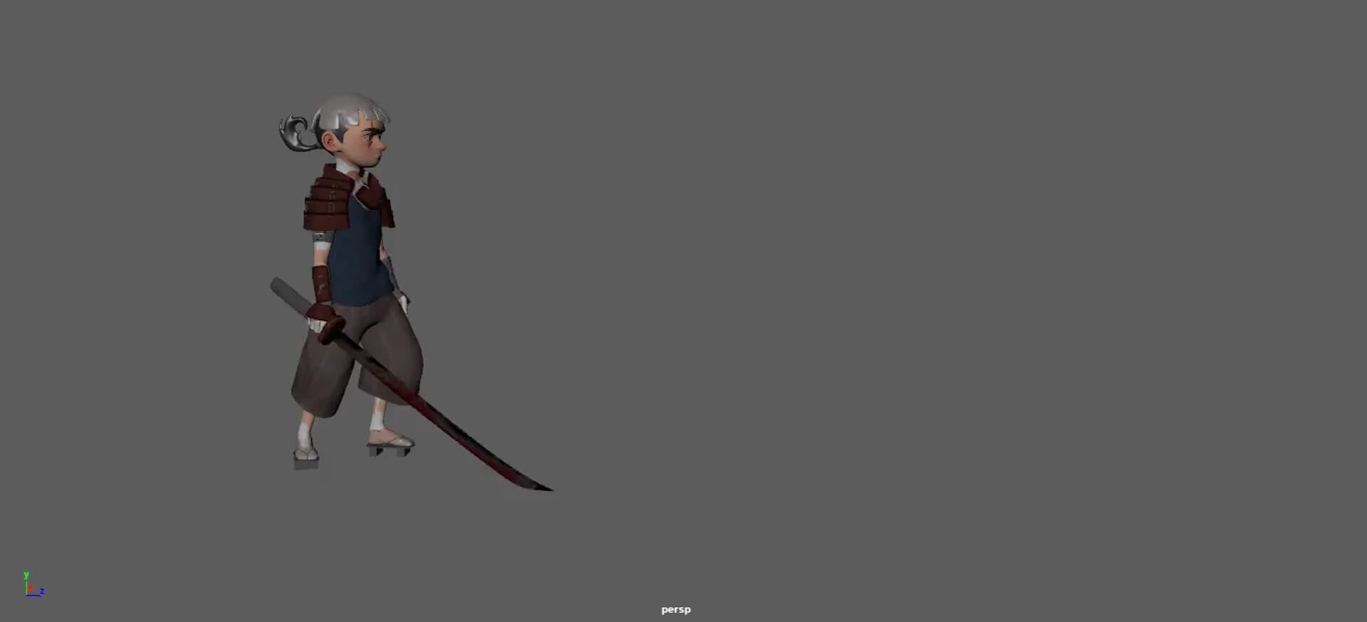 Artstation practicing sword attack animations maya free rig by