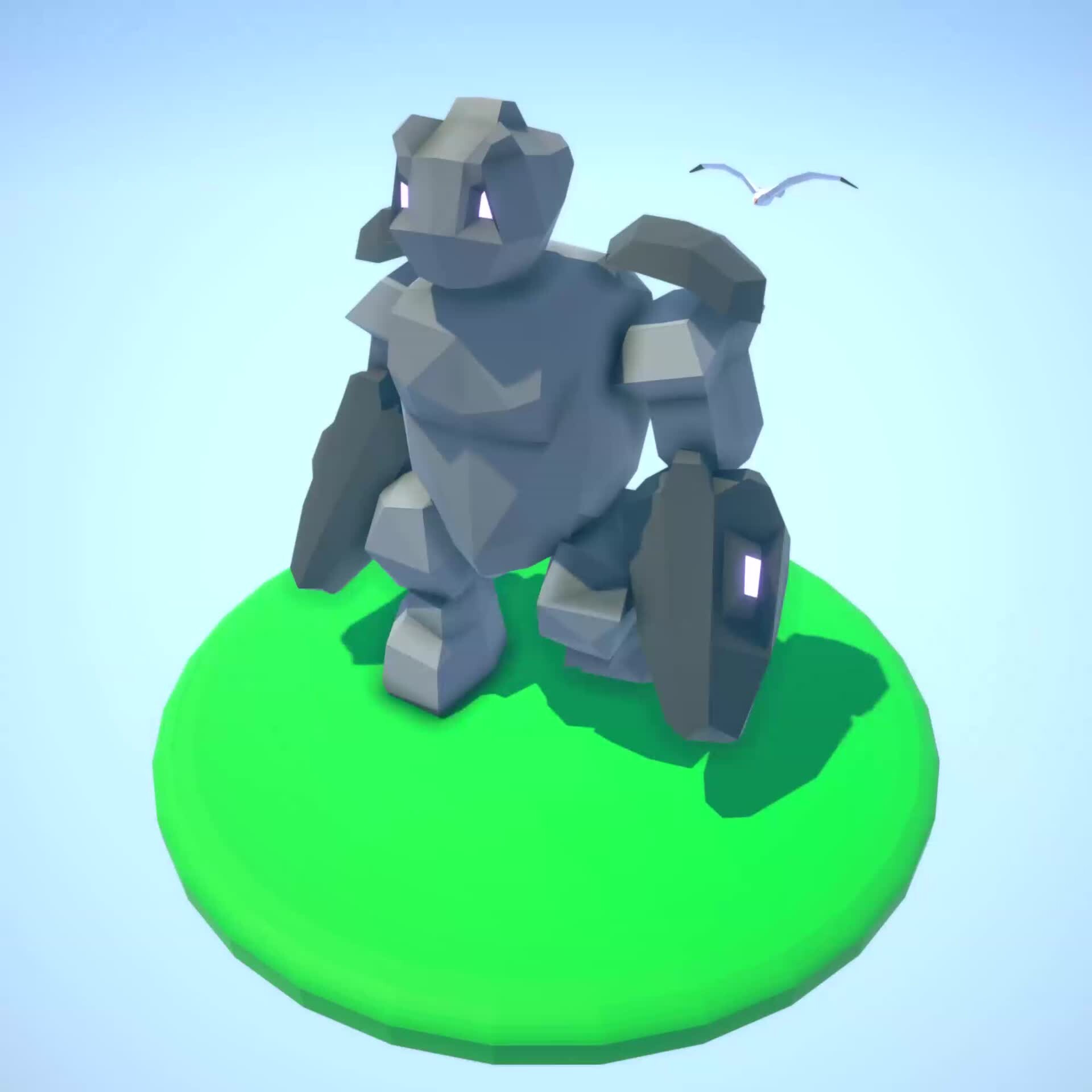 ArtStation Golem Walking