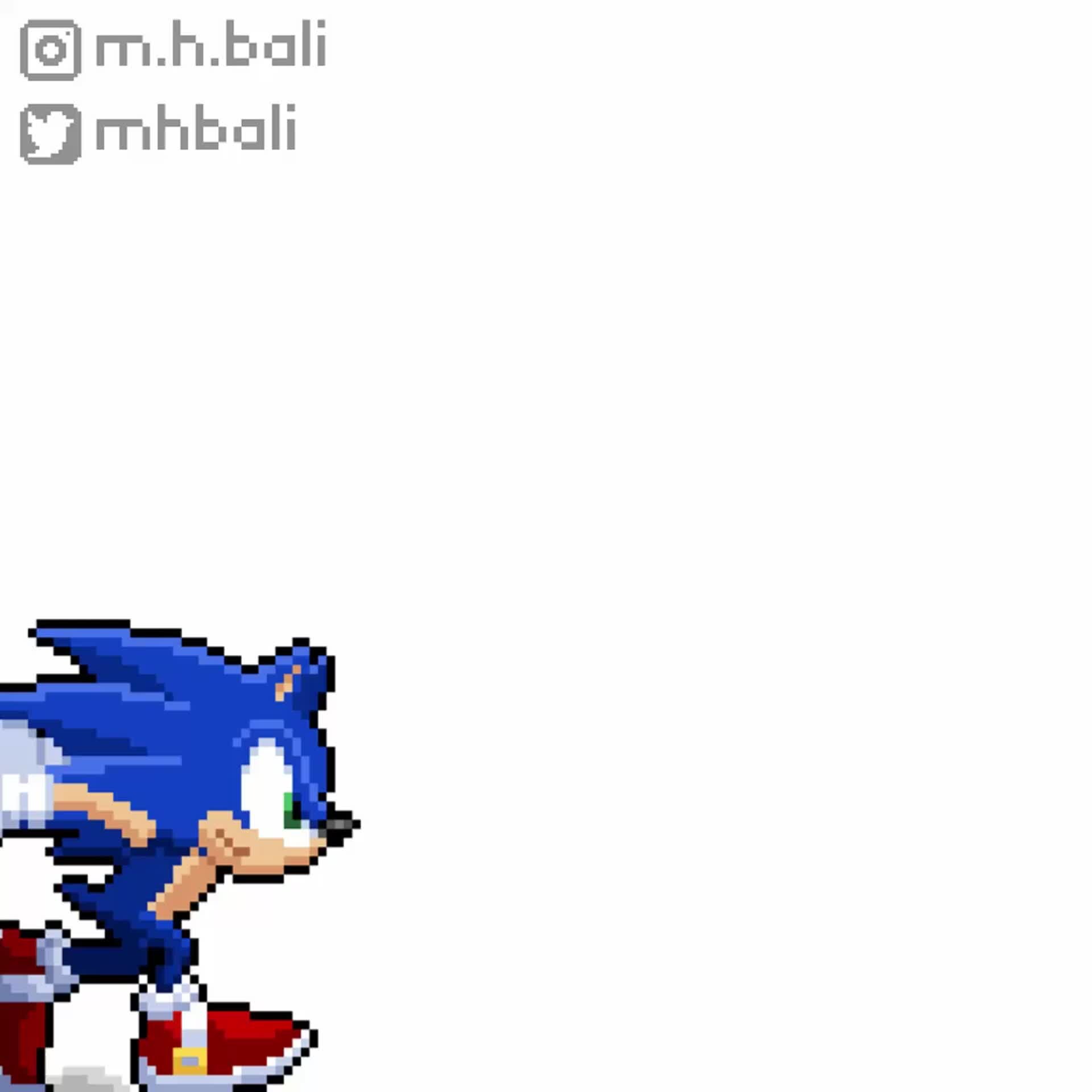 ArtStation - Sonic The Hedgehog sprite animations