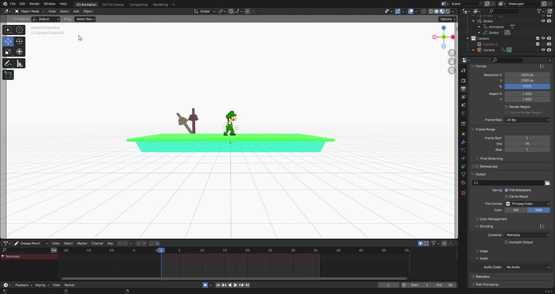 ArtStation - Simple 2D Animation + 3D Environment