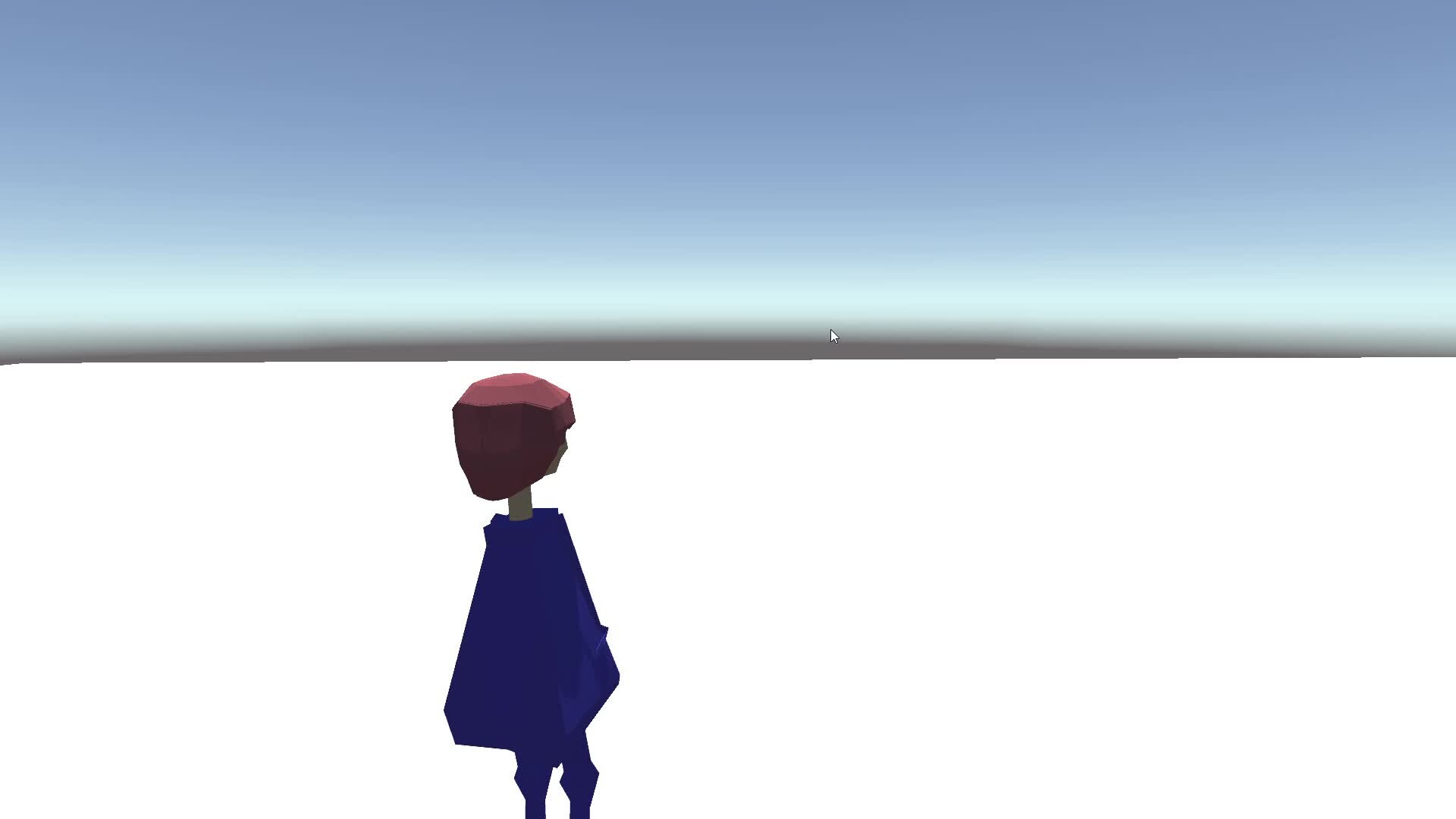 ArtStation - Low poly girl idle, walk, run.