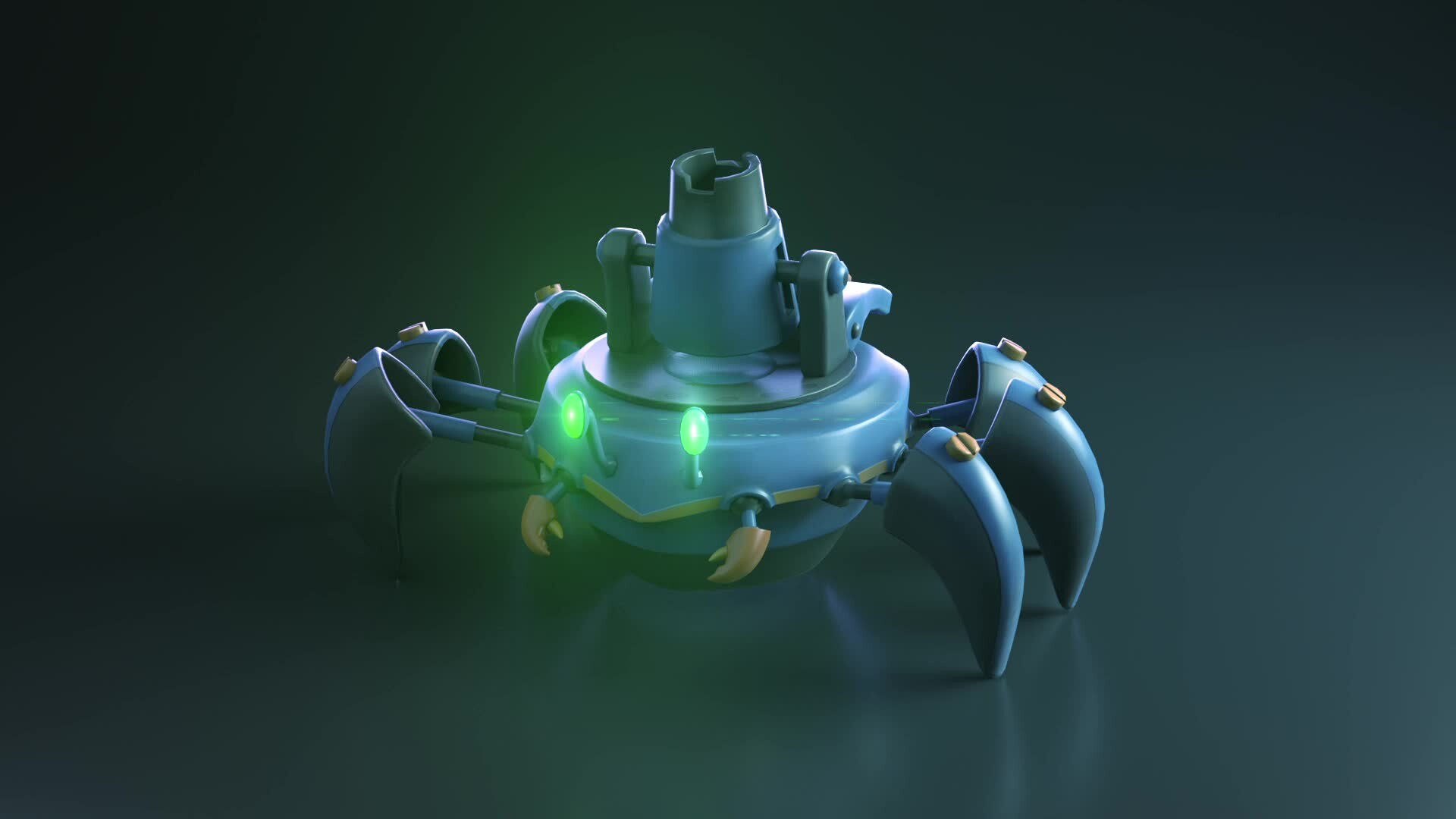 ArtStation Crab Cannon Animation Cycles