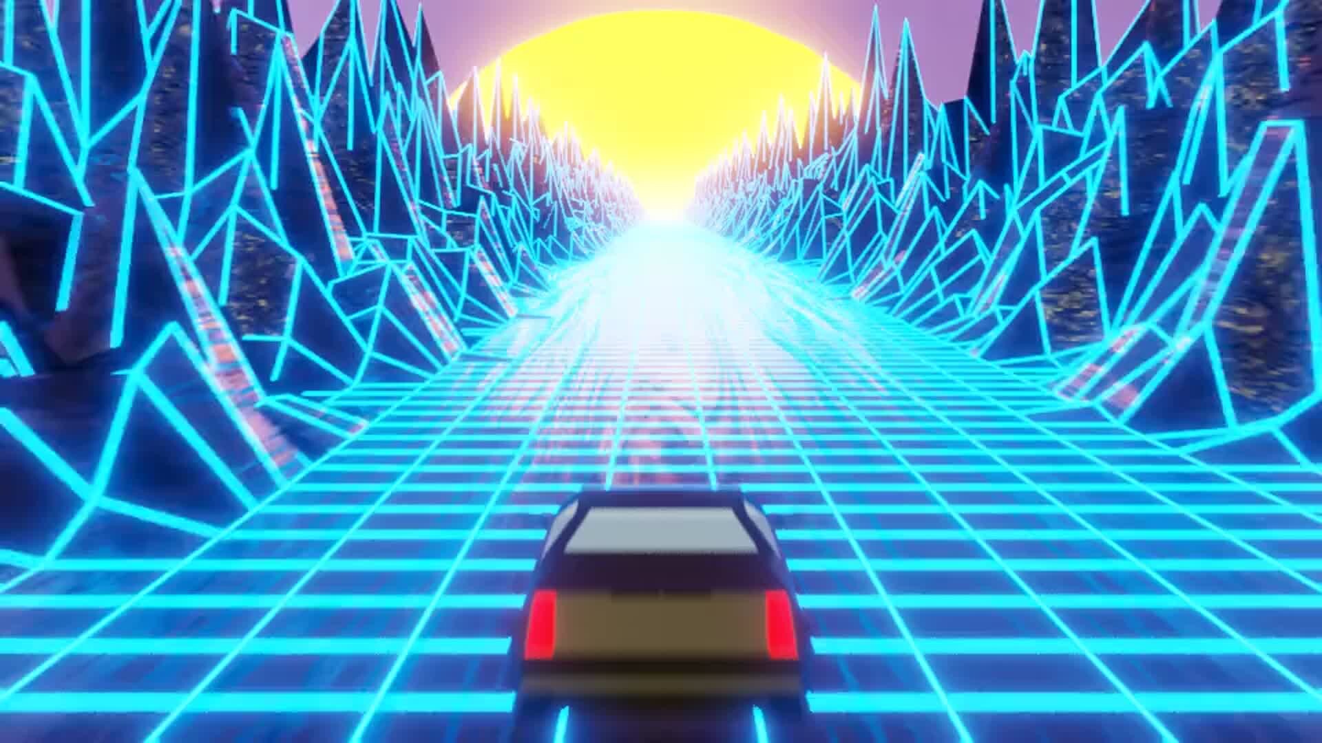 ArtStation - Retrowave Car