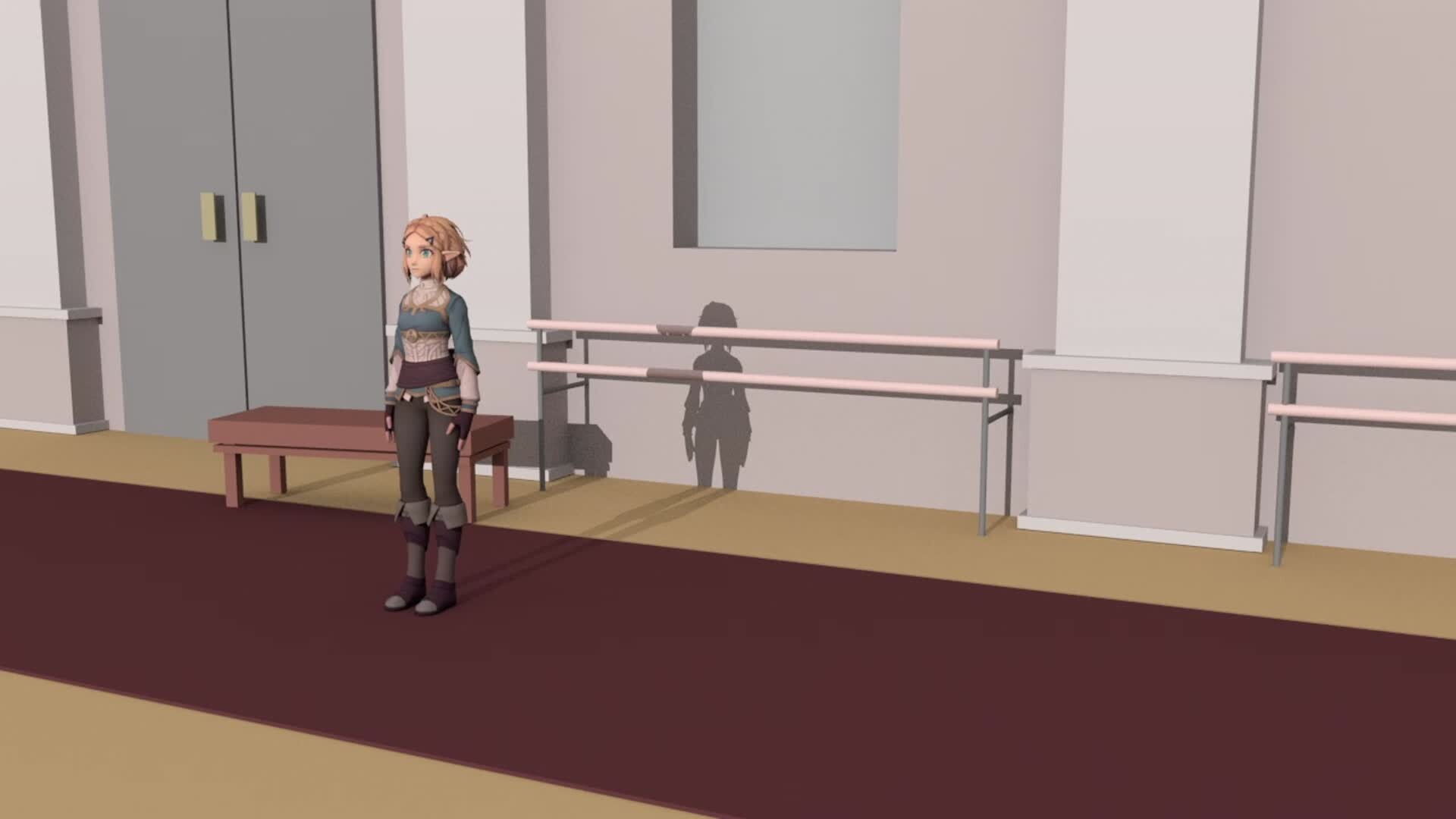 ArtStation Butterfly jump.