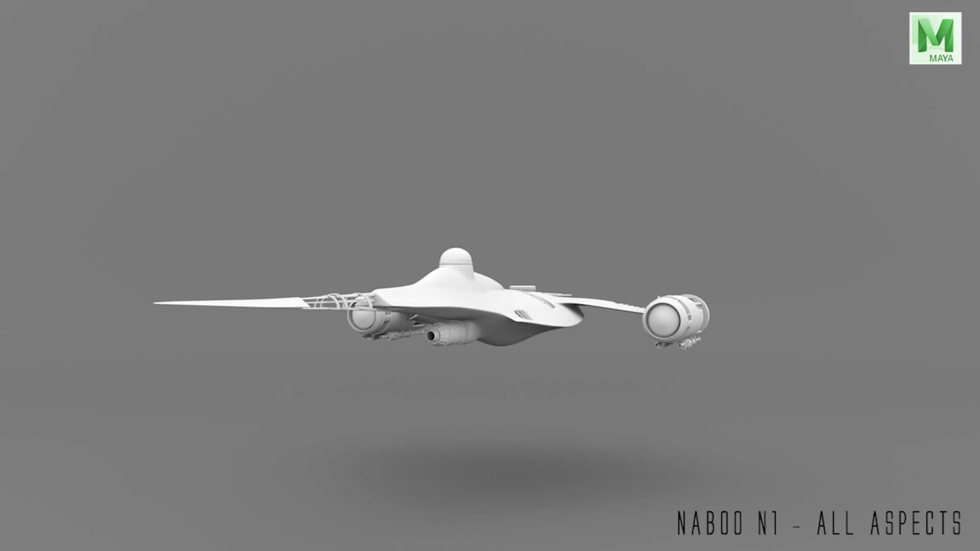 Artstation - Spaceship Naboo ( The Mandalorian)