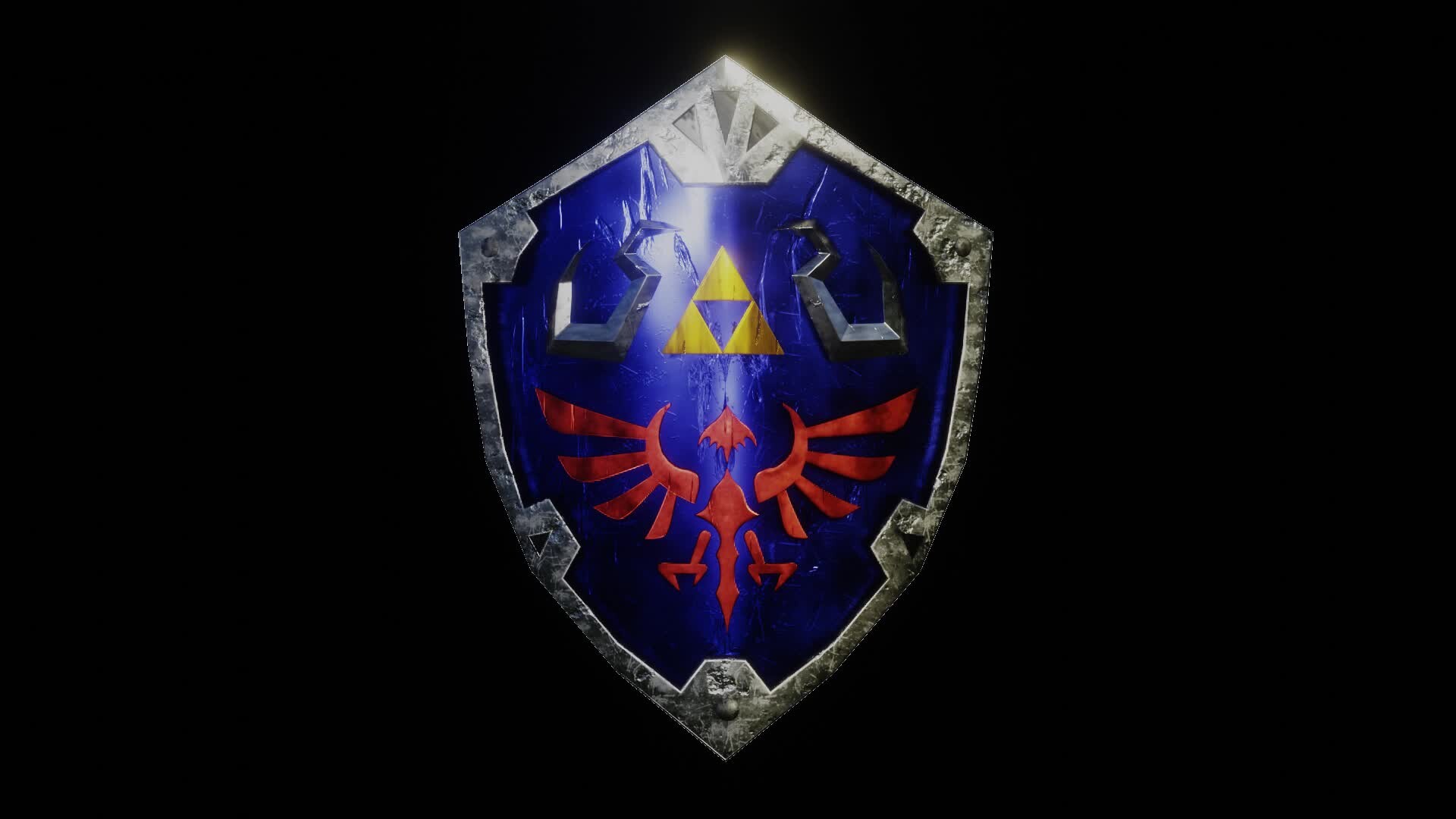 ArtStation - Hyrule shield - Zelda