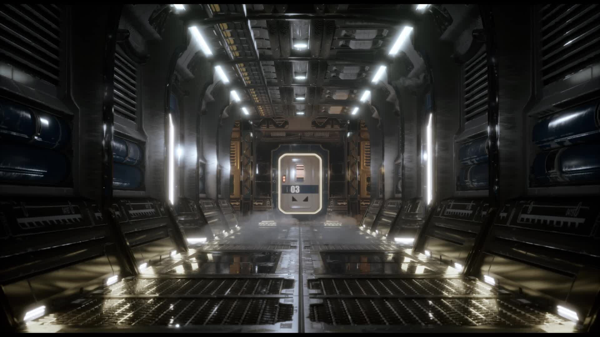 ArtStation - Sci-Fi Hallway