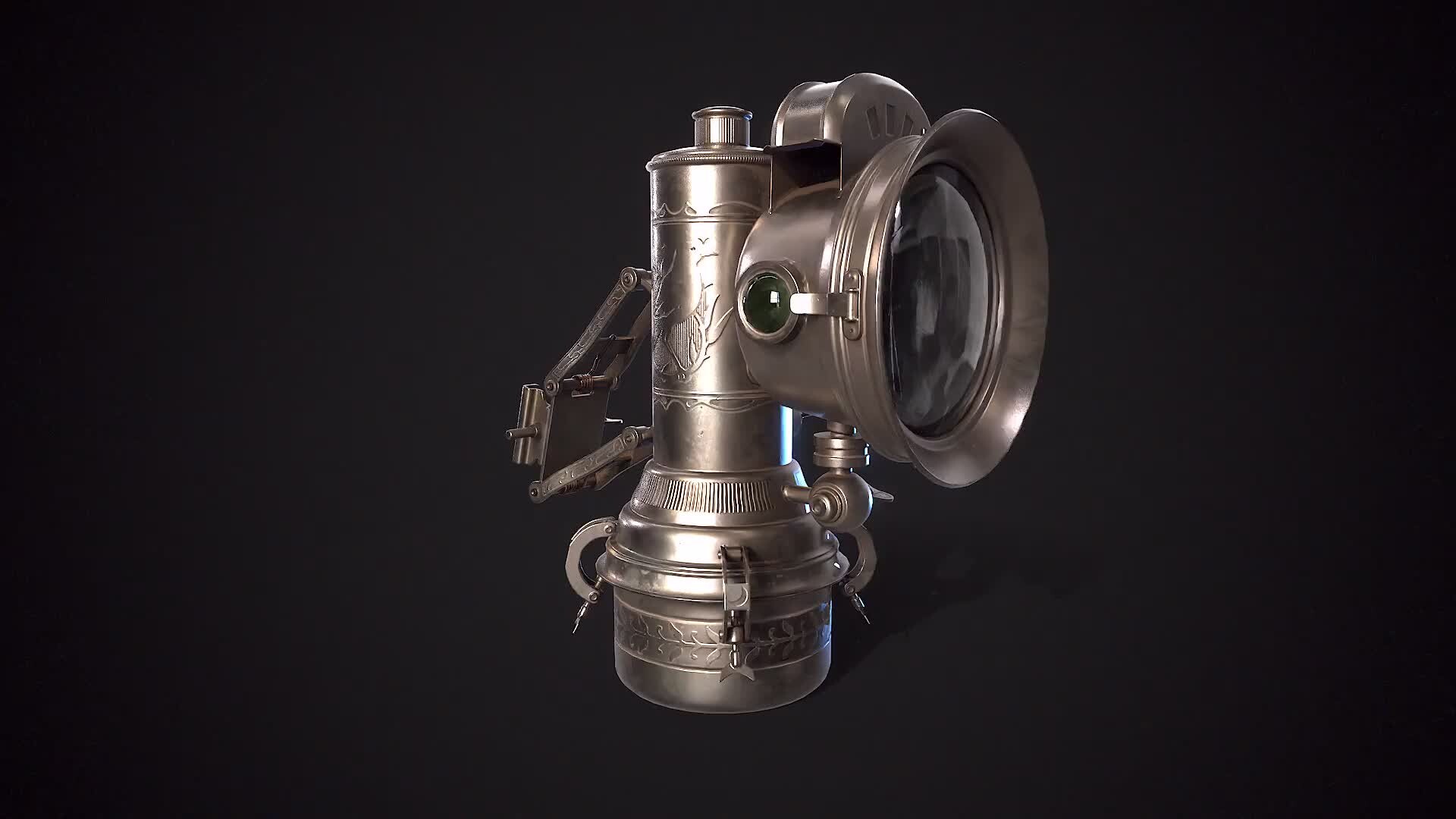 ArtStation Carbide Lantern Props 3D Modeling Practice