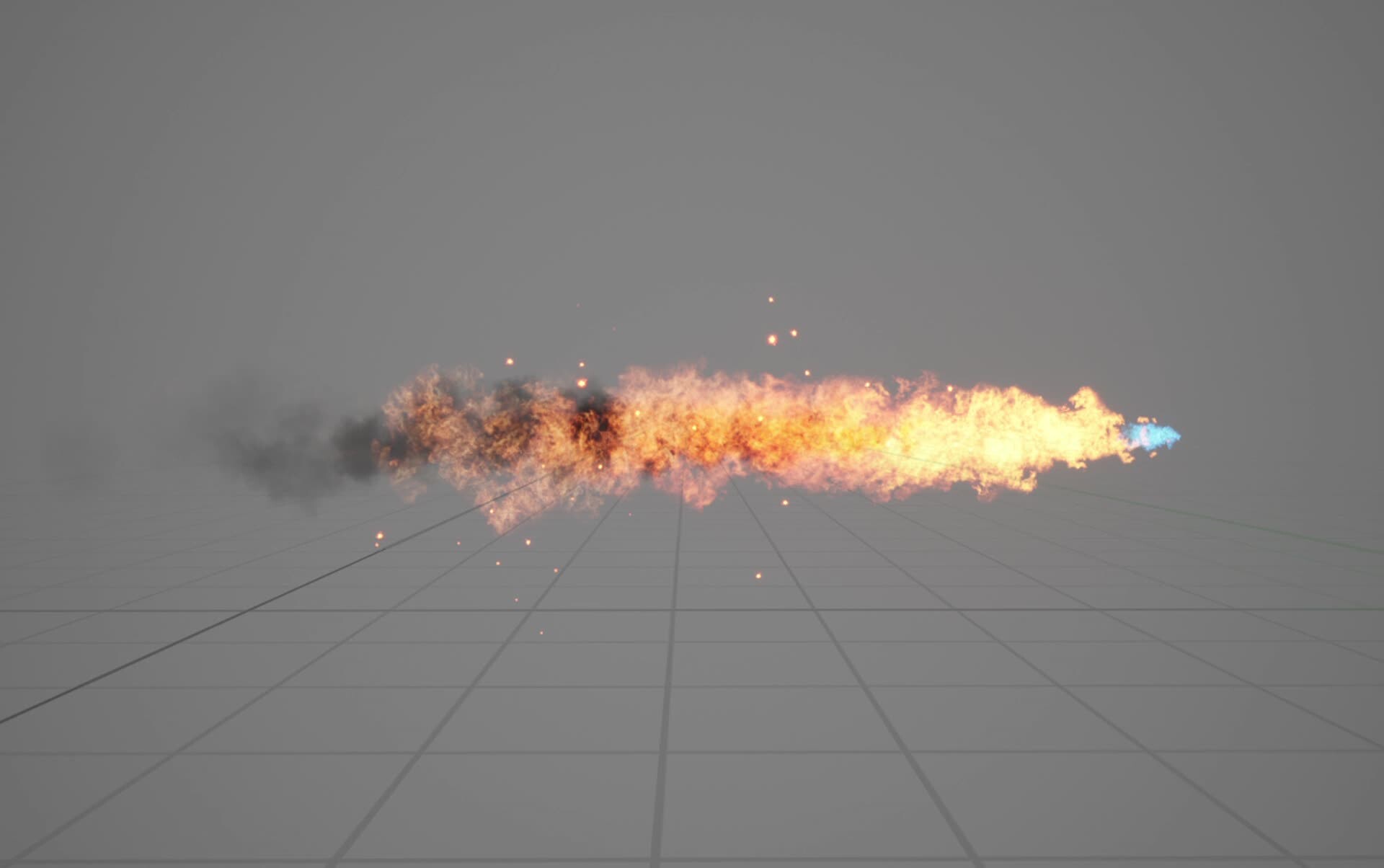 ArtStation Flamethrower, Niagara VFX