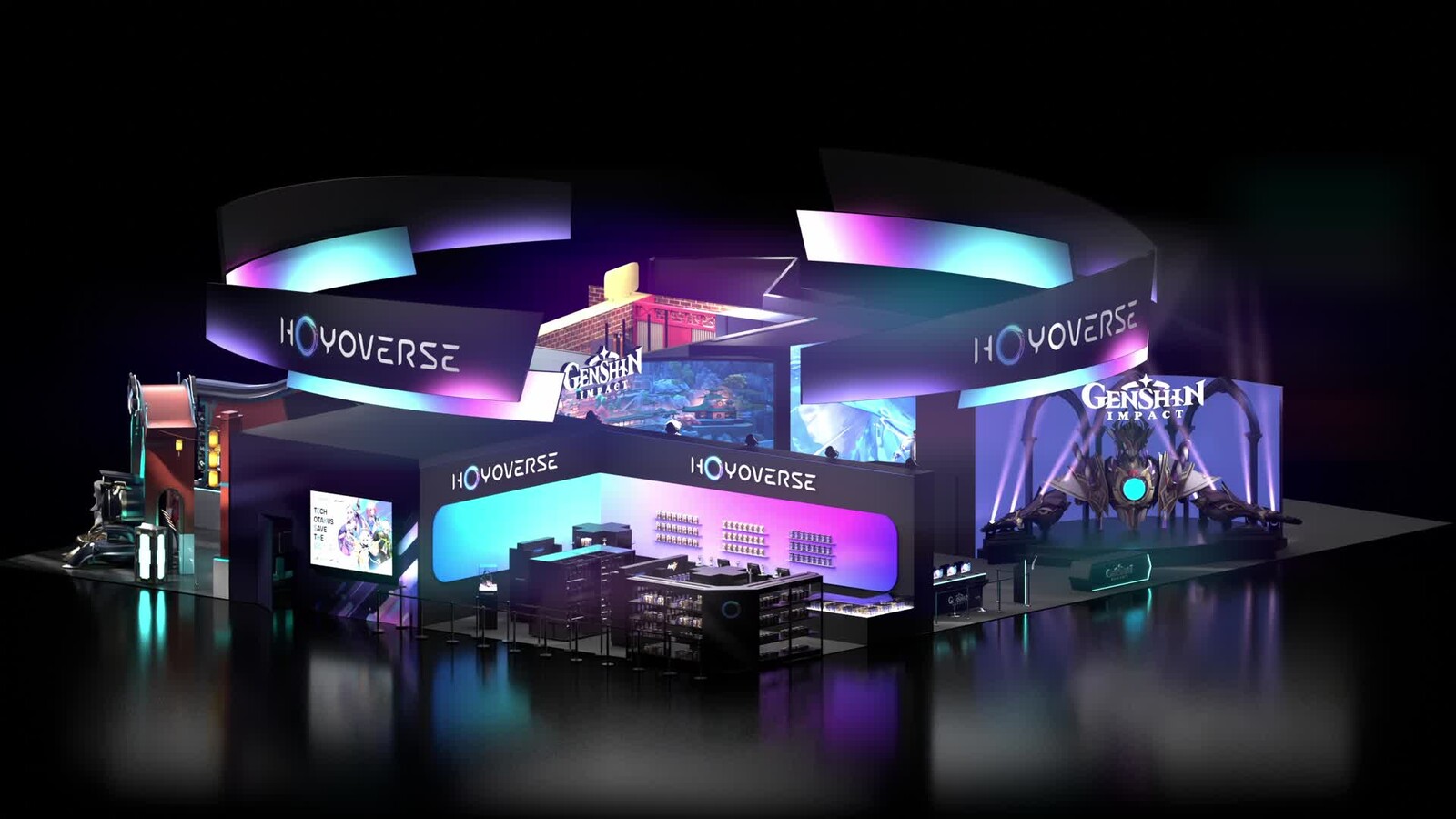 HOYOVERSE EXHIBITION BOOTH  @ GAMESCOM 2023