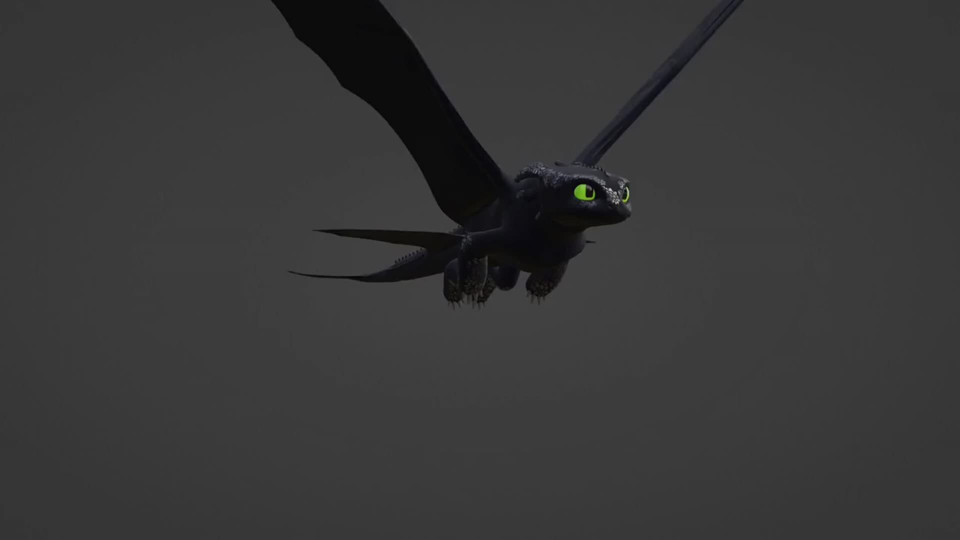 ArtStation Toothless Fan Made Model From How To Train Your Dragon   Madalena Oliveira Thumb 