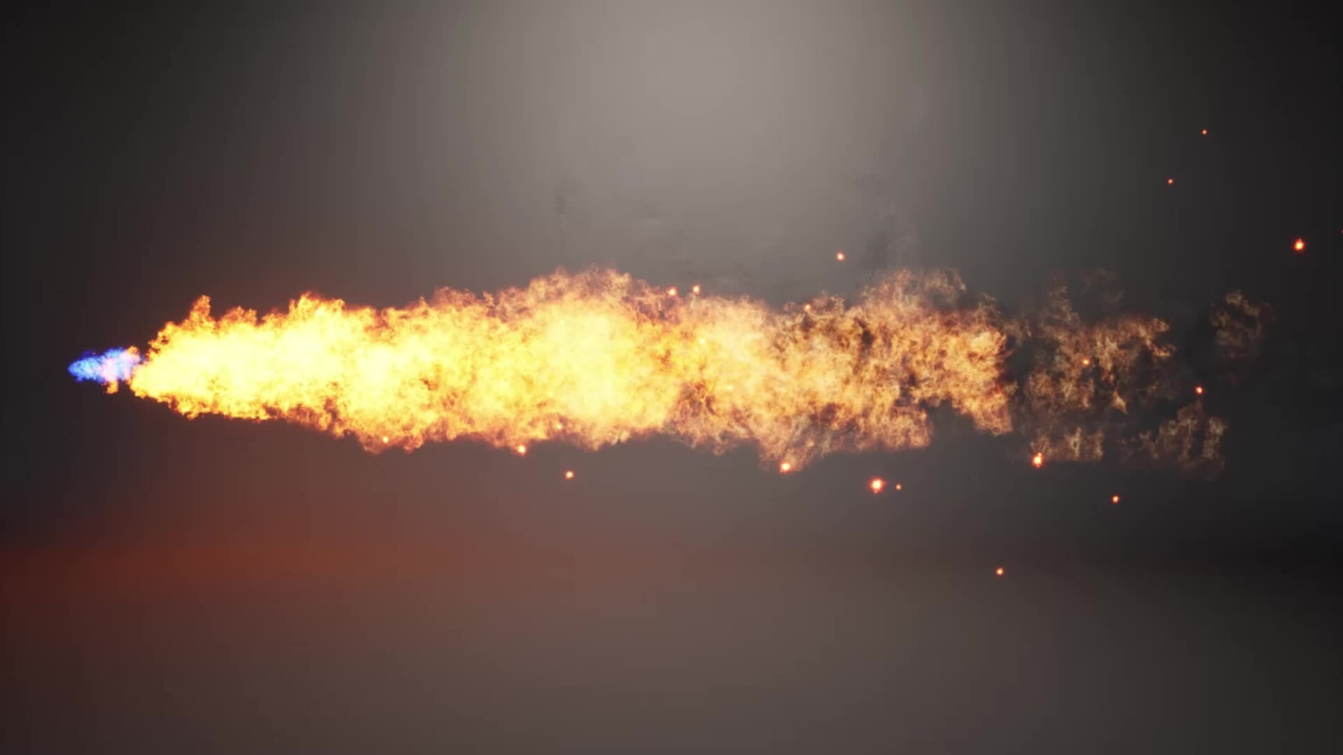 ArtStation Flamethrower VFX