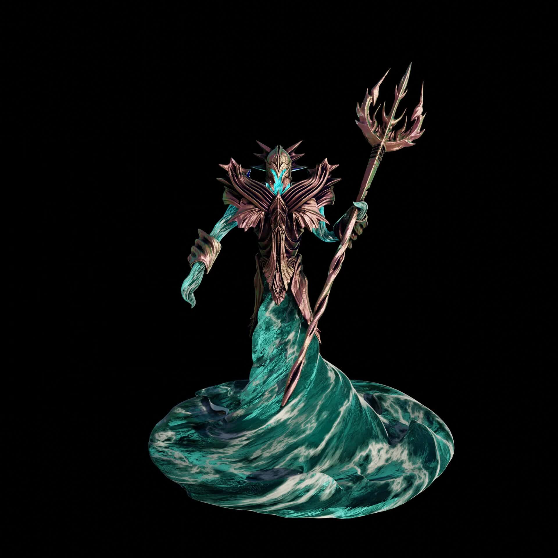 ArtStation Water Myrmidon