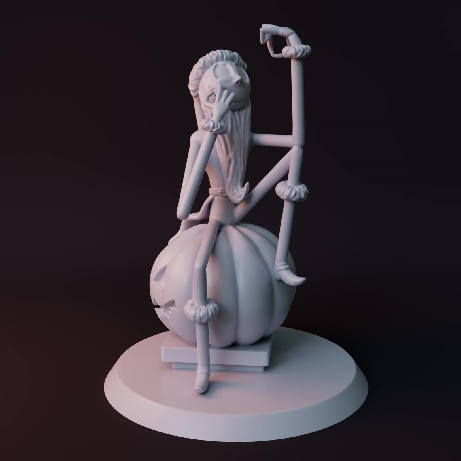 Jack Skellington Zbrush Sculpt and 3D print