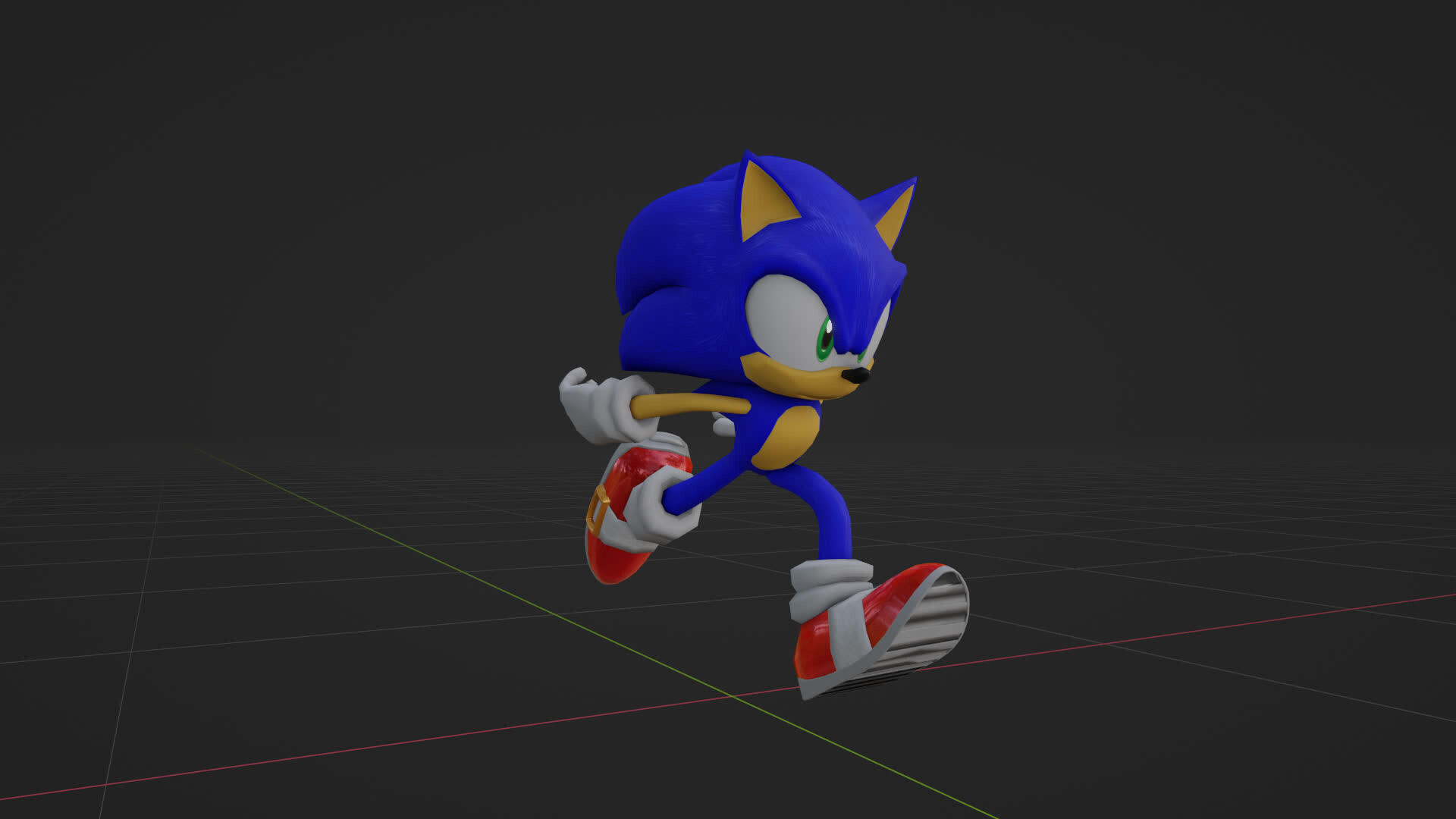 ArtStation - Heroes Sonic - SA2 Running Animation