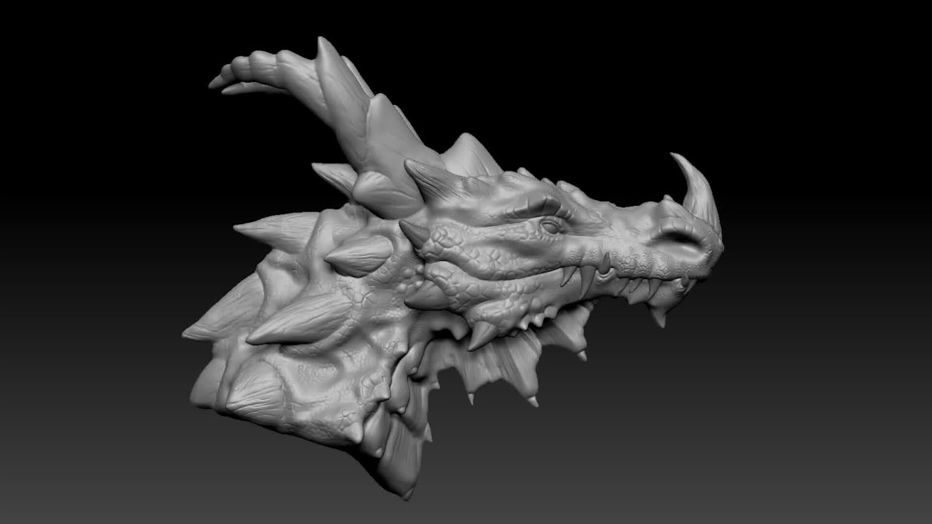 ArtStation - Dragon head