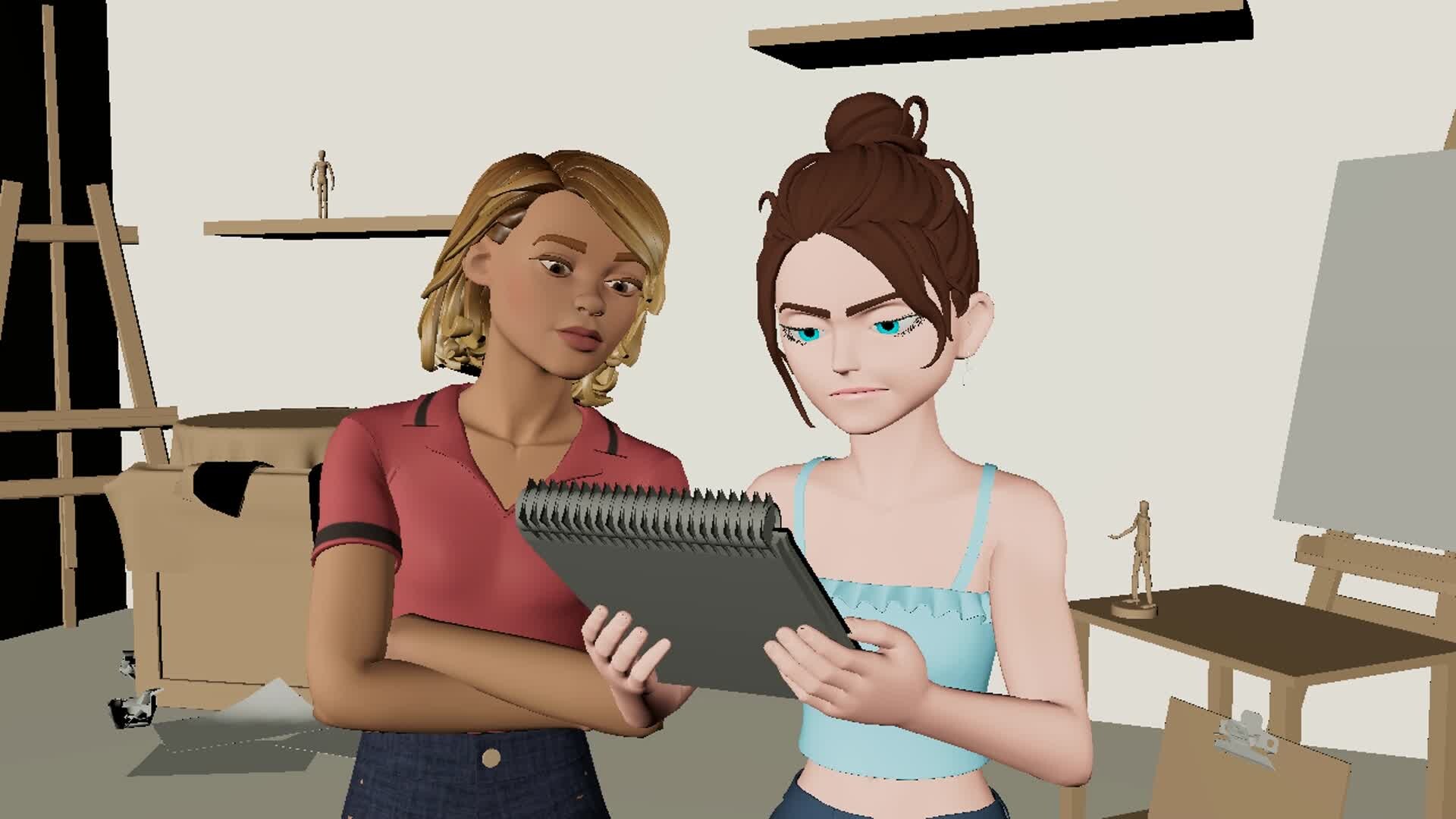 ArtStation - dialogue animation