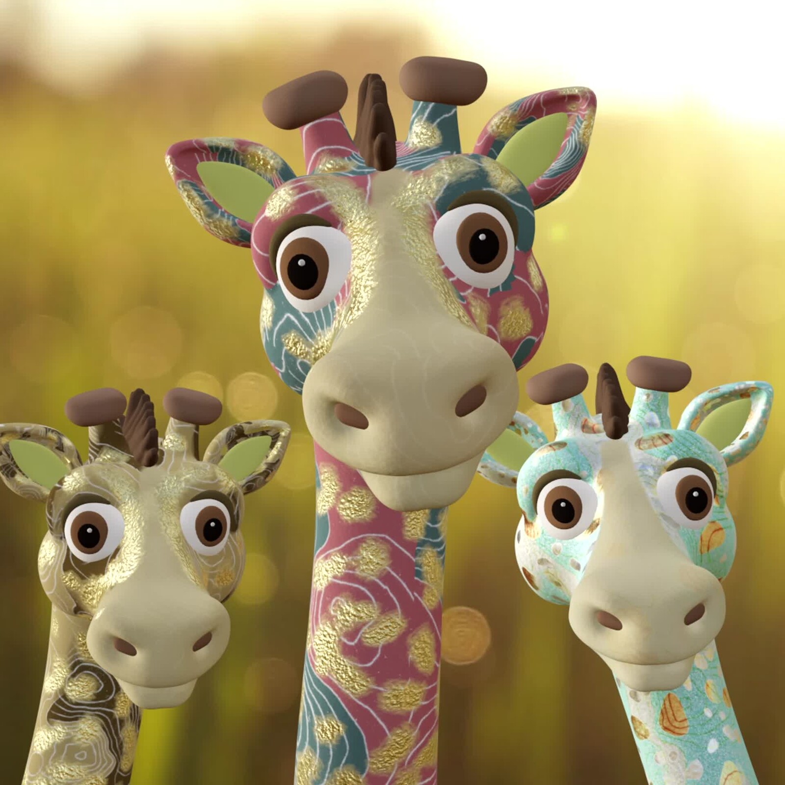 Selfie Giraffes