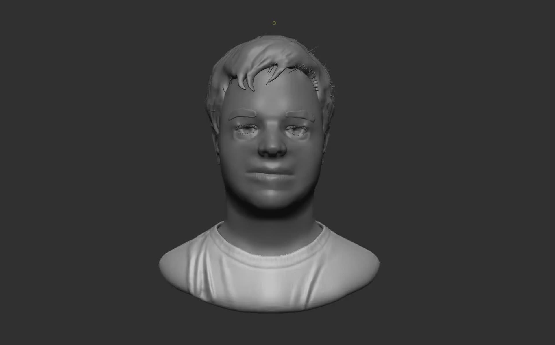 ArtStation - First Self Portrait in ZBrush