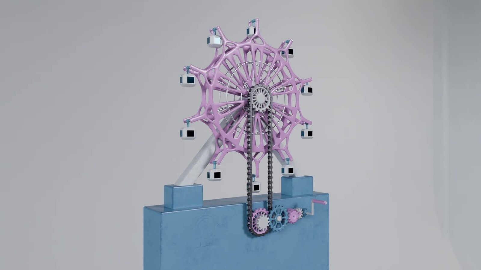 Fully Procedural Ferris Wheel