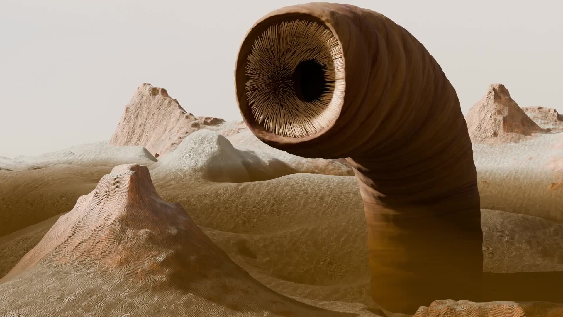 ArtStation - Dune Sandworm Animation