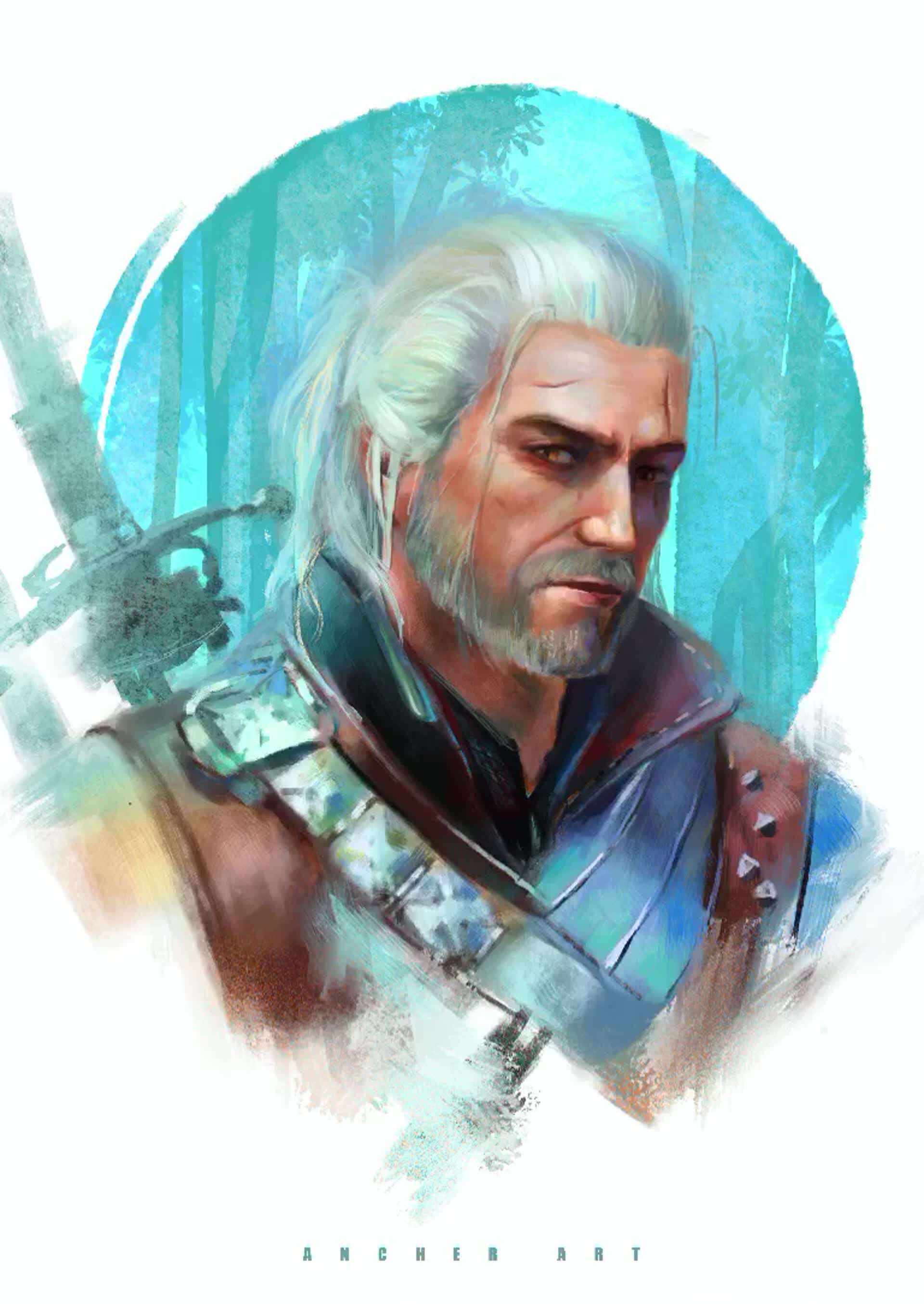 ArtStation - The Witcher Geralt Fanart