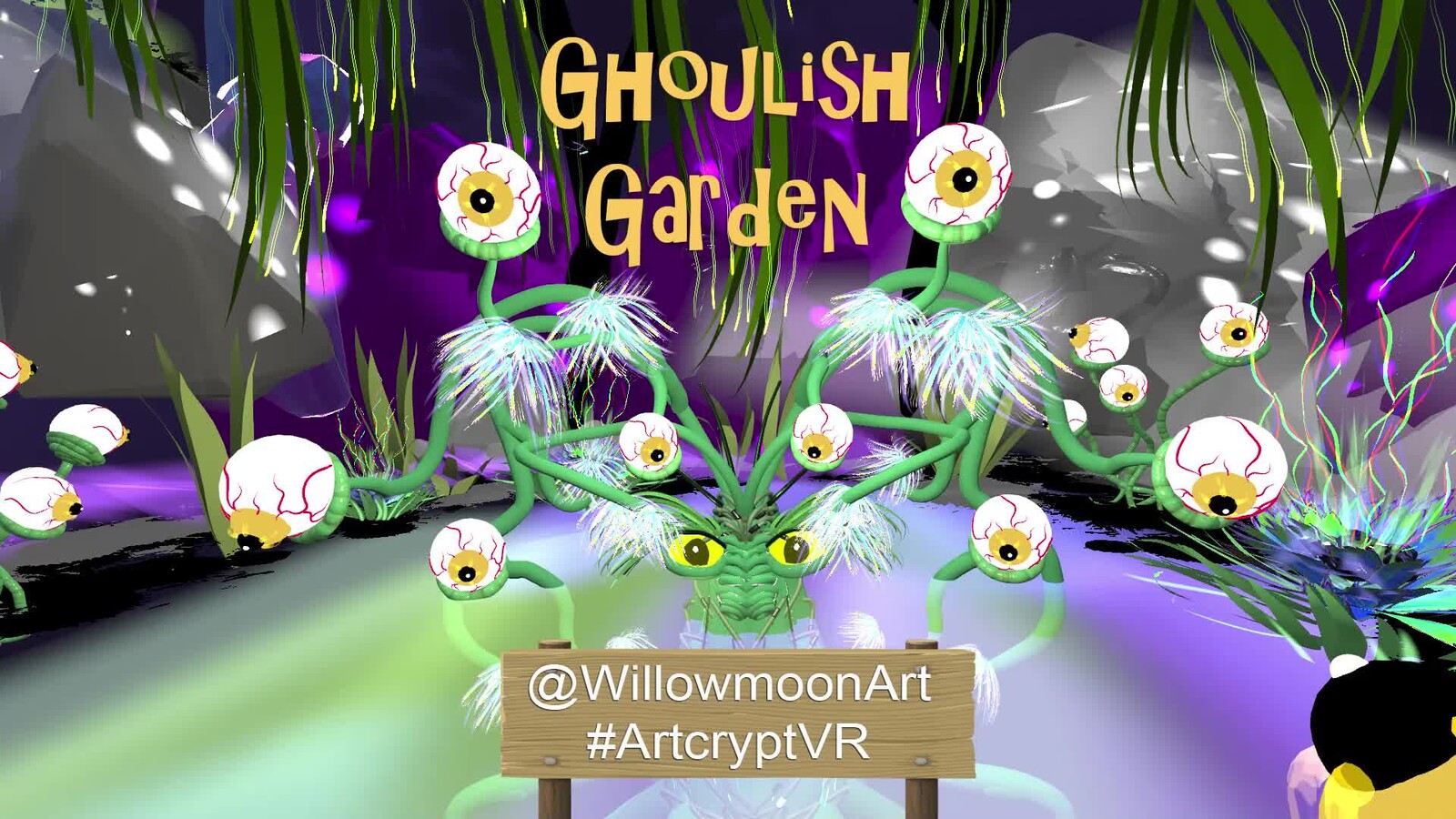 Ghoulish Garden VR Chat World