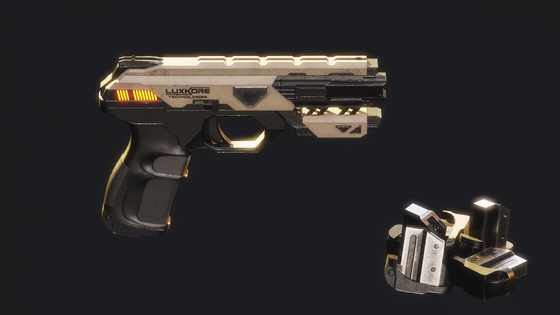 Oskar Heinmets - Sci-Fi Energy Pistol