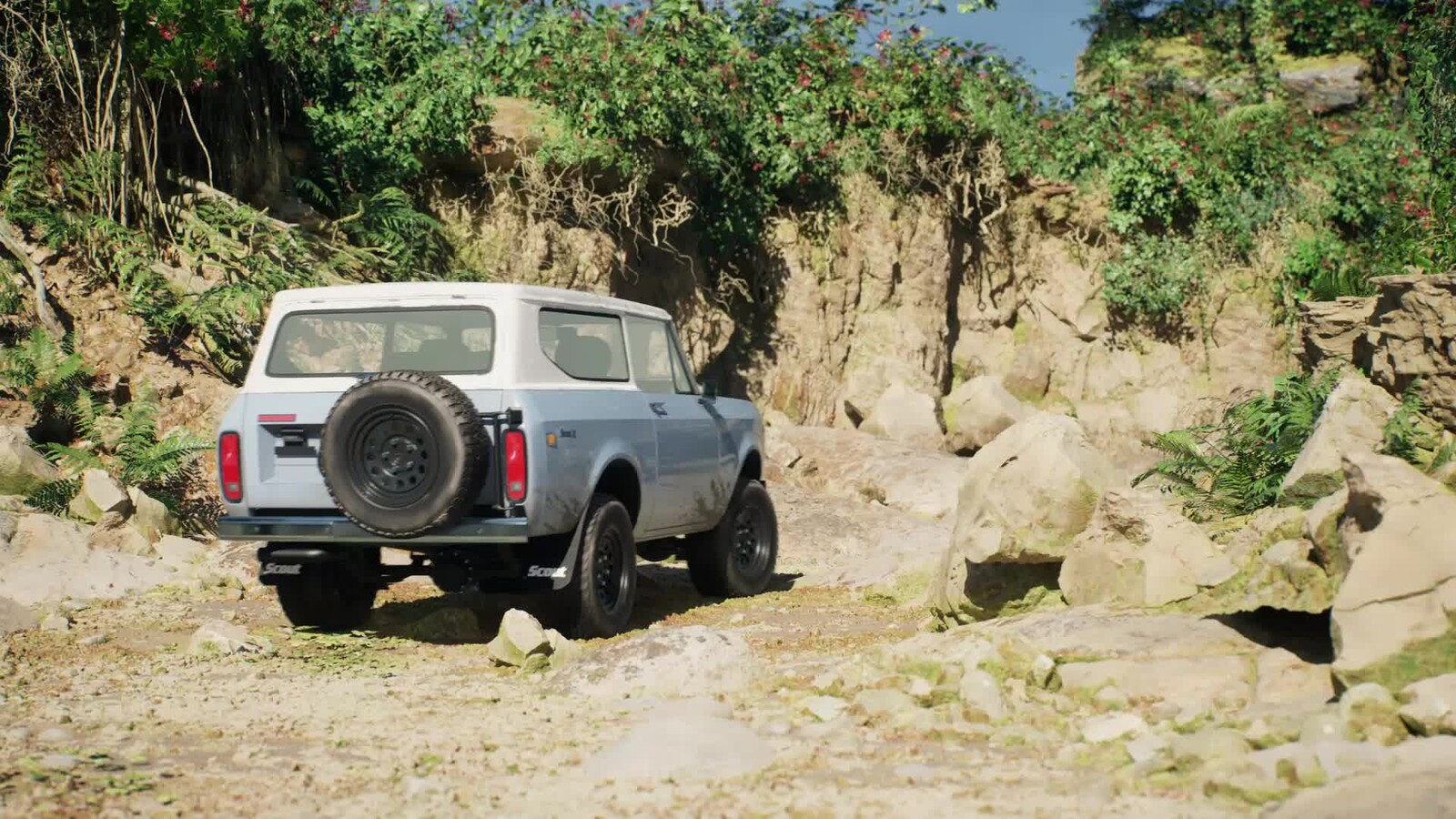 International Harvester Scout Driving Animation