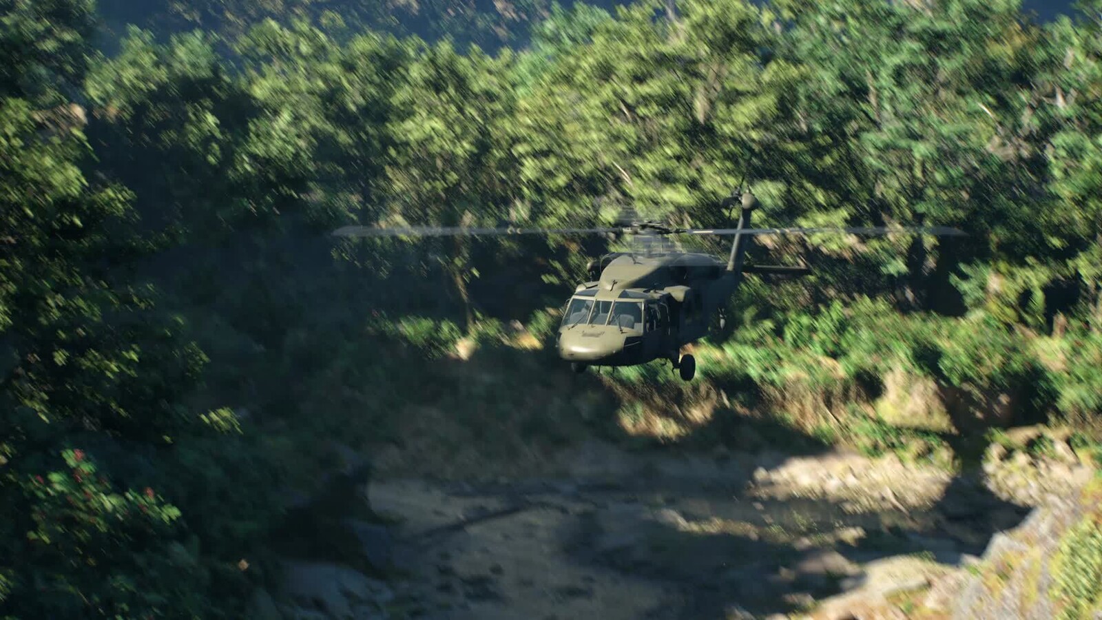 Helicopter Flight Animation