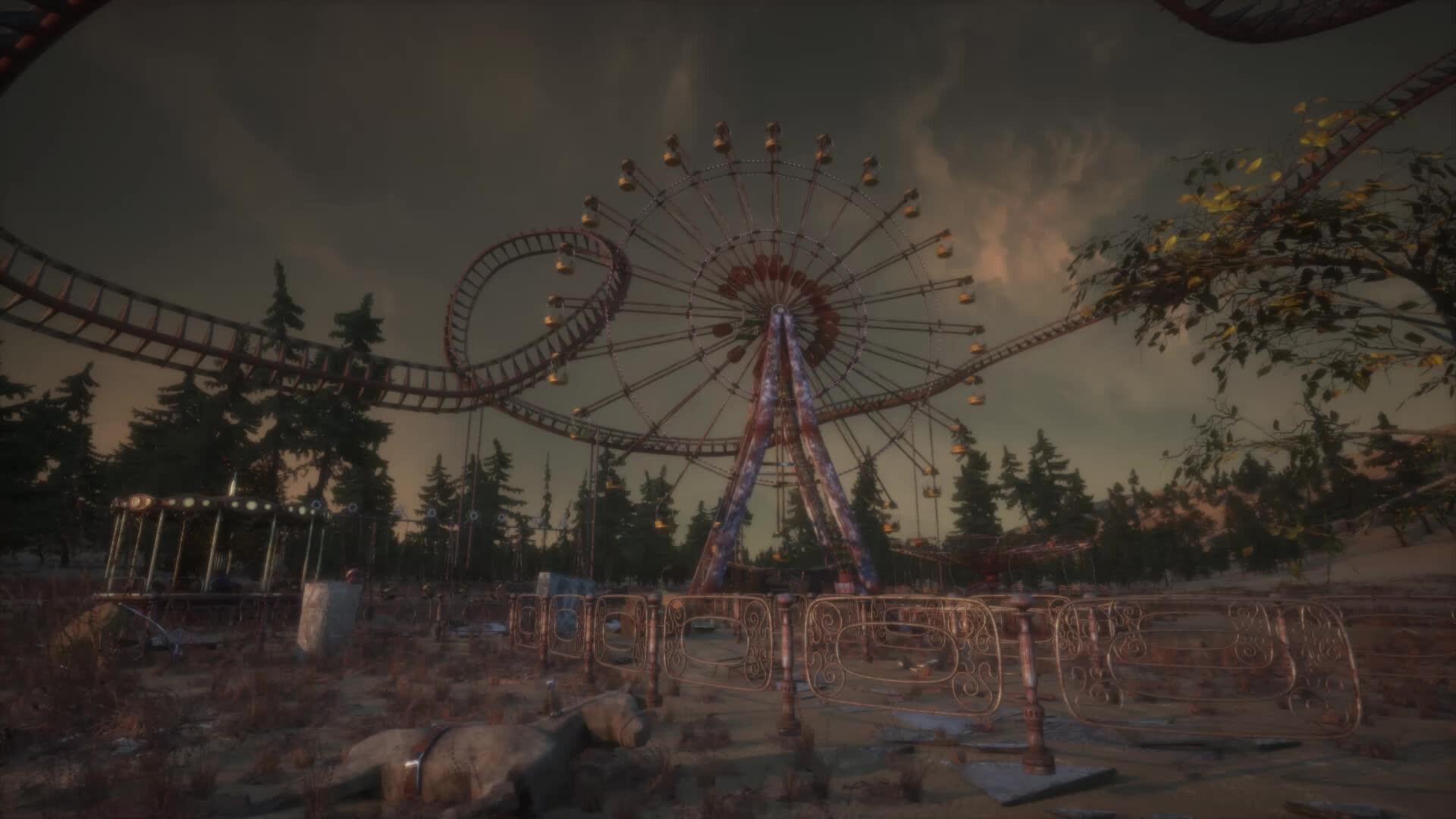 ArtStation - Abandoned Amusement Park