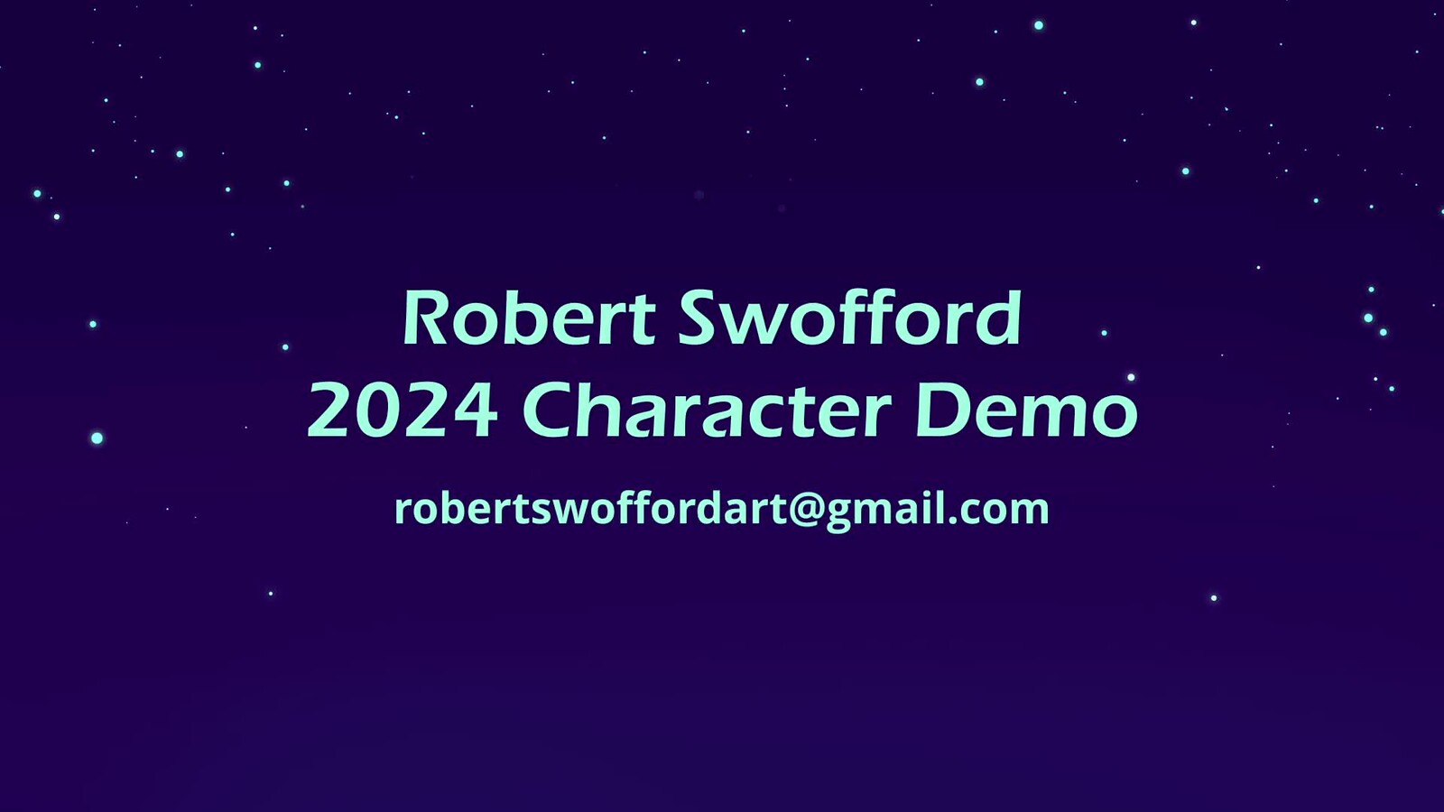 Robet Swofford Demo Reel