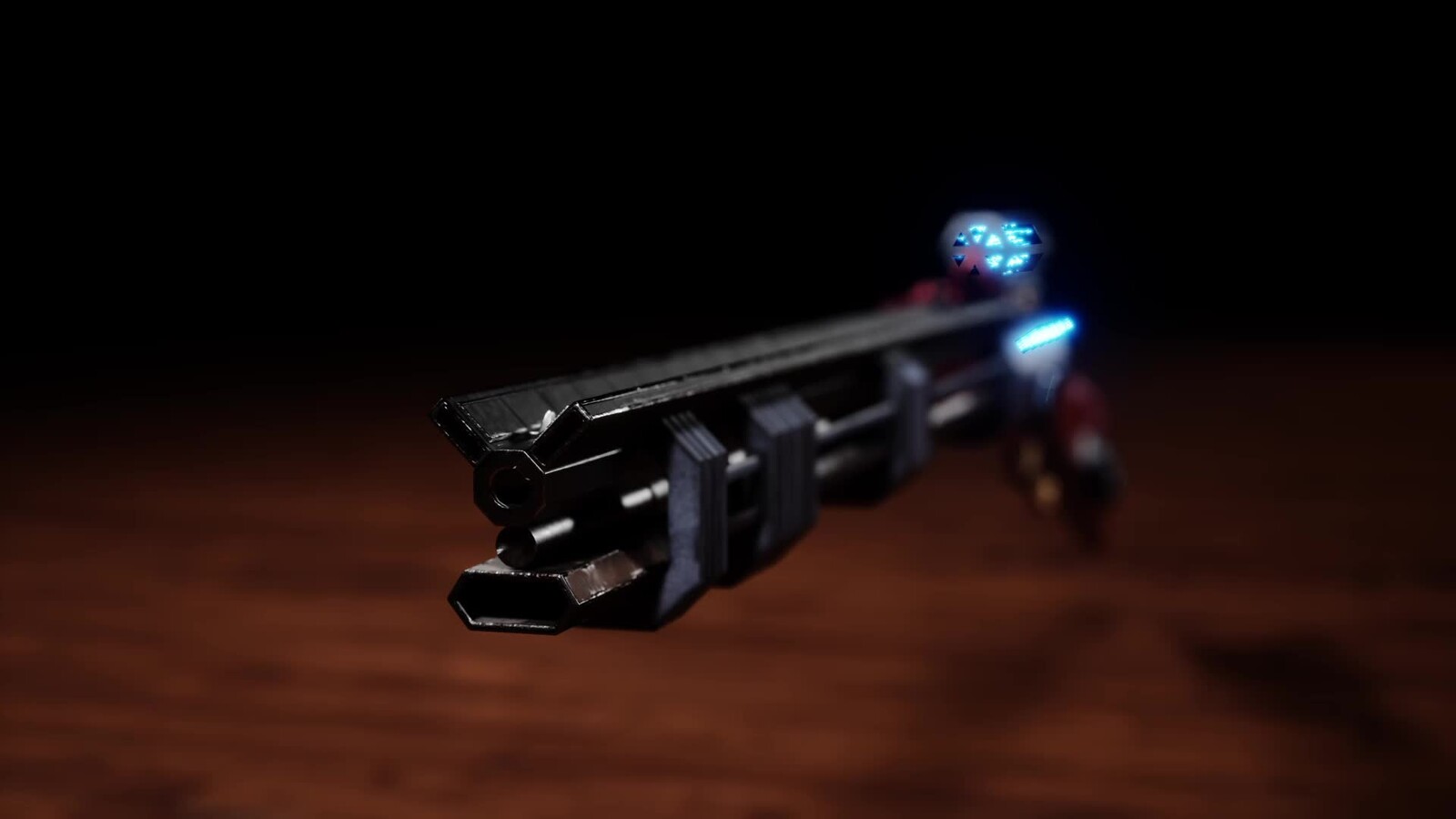 Shock Rifle - Modular Game Asset