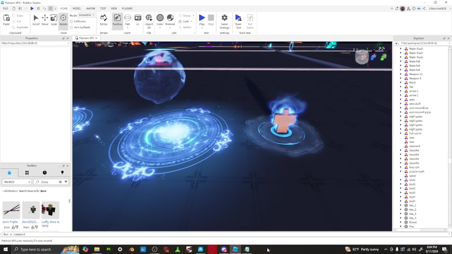 Artstation water ability vfx aura untitled tower defense