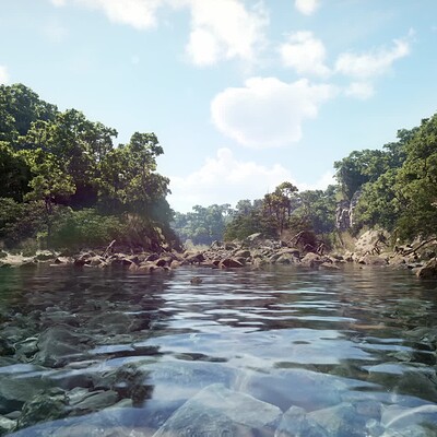 Pine River - Fully Procedural Biome in Unreal Engine