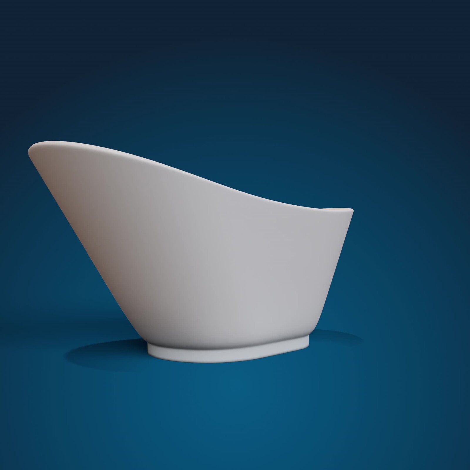 Modern Compact Tub Miniature