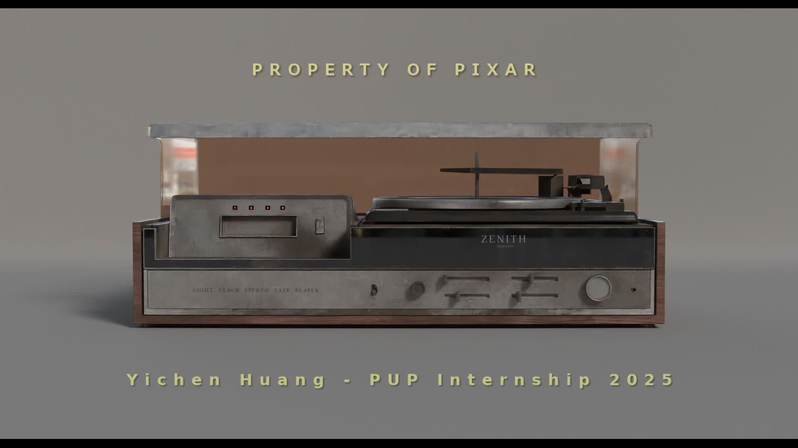 Prop Modeling &amp; Shading - Vinyl Player