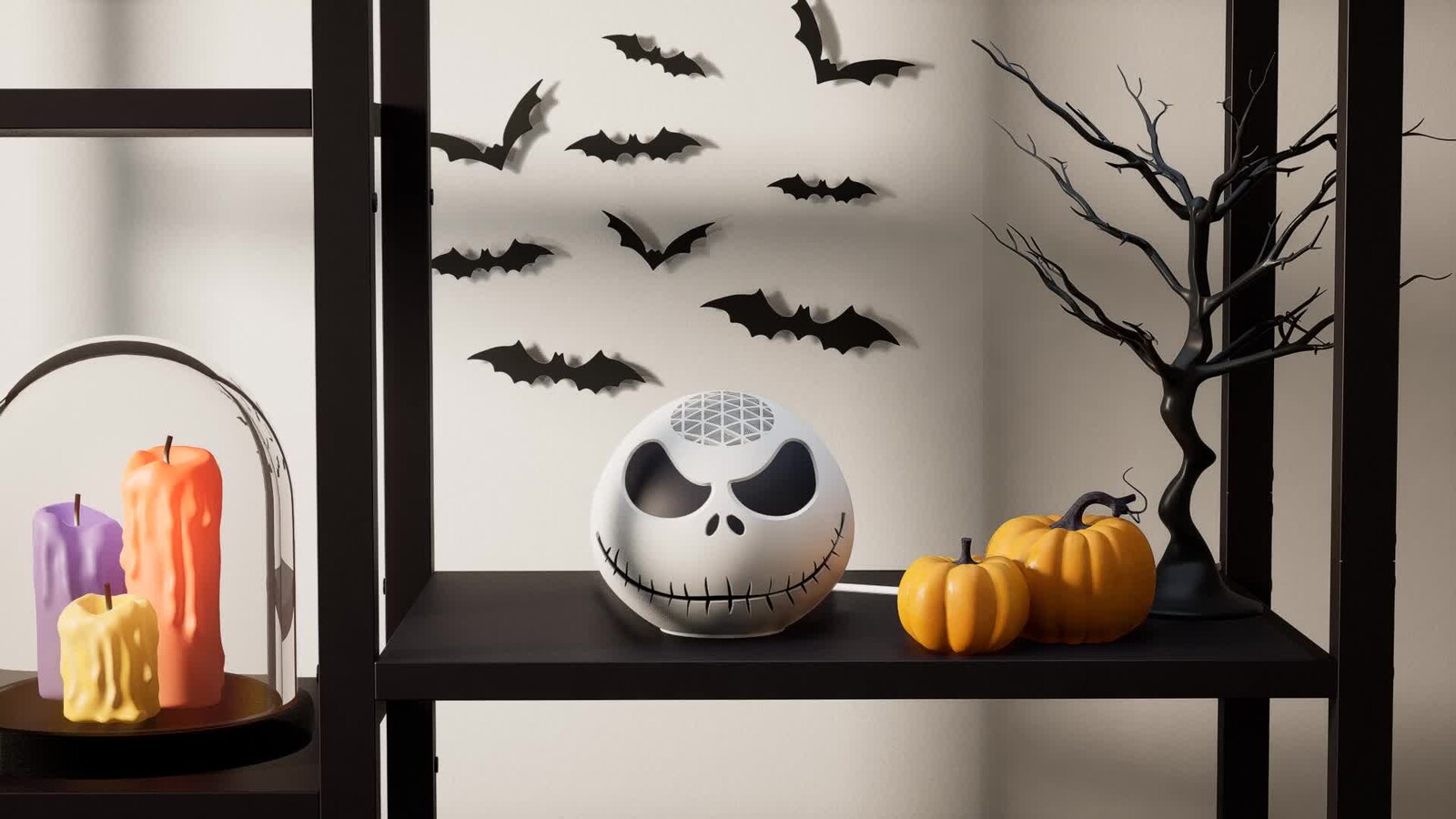 Jeck Skellington Echo Dot Shell