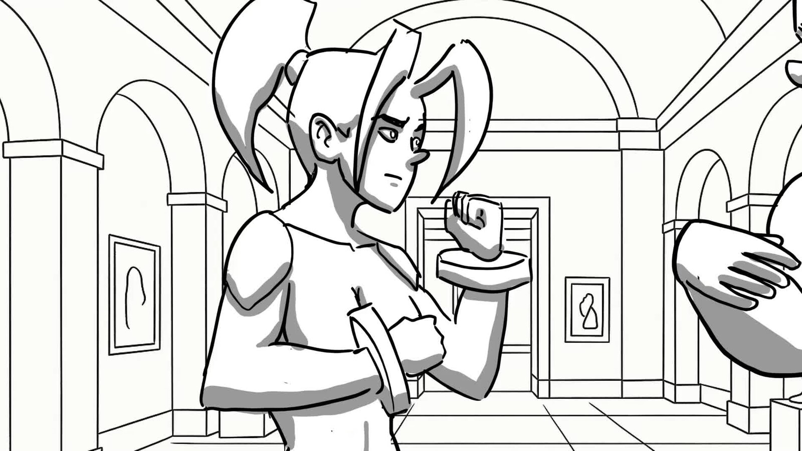 Storyboard Animatic – 13-Second Fight Sequence (Rotoscoped)