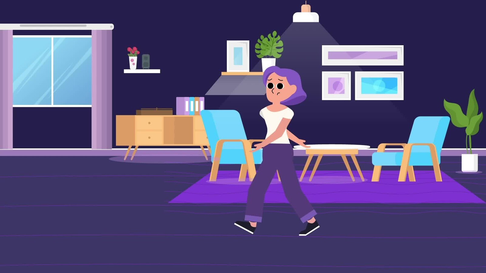 "SuperGo" motion graphics by student Esraa Safwat