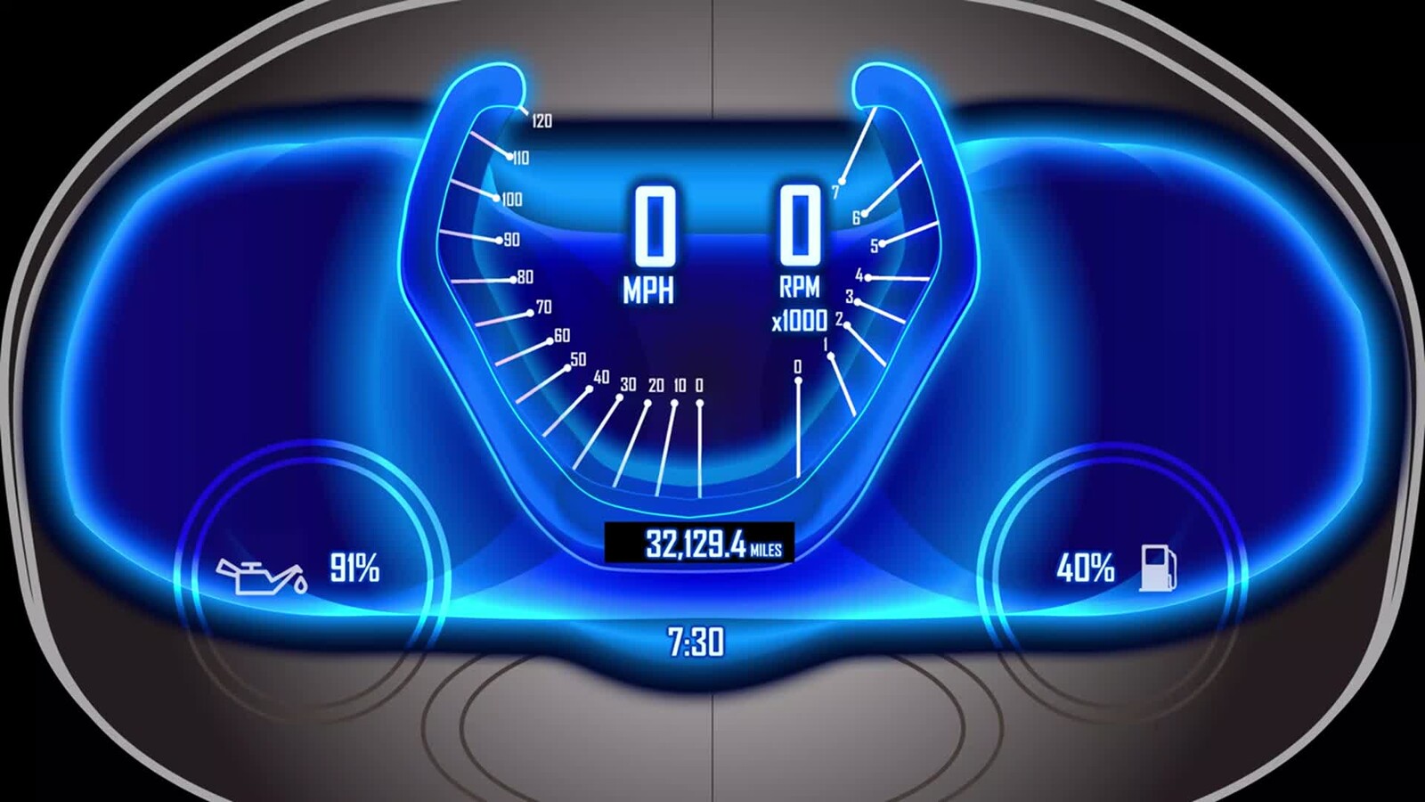 Car Automotive Dashboard Initial Project Demo