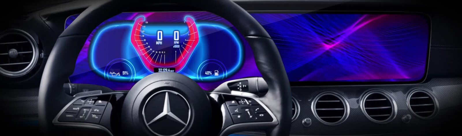 Evolution of Mercedes Dashboard Video