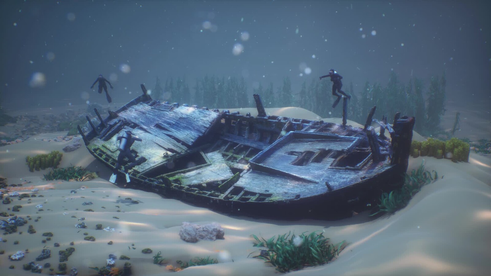 Underwater Heritage Animation | Houdini + UE5